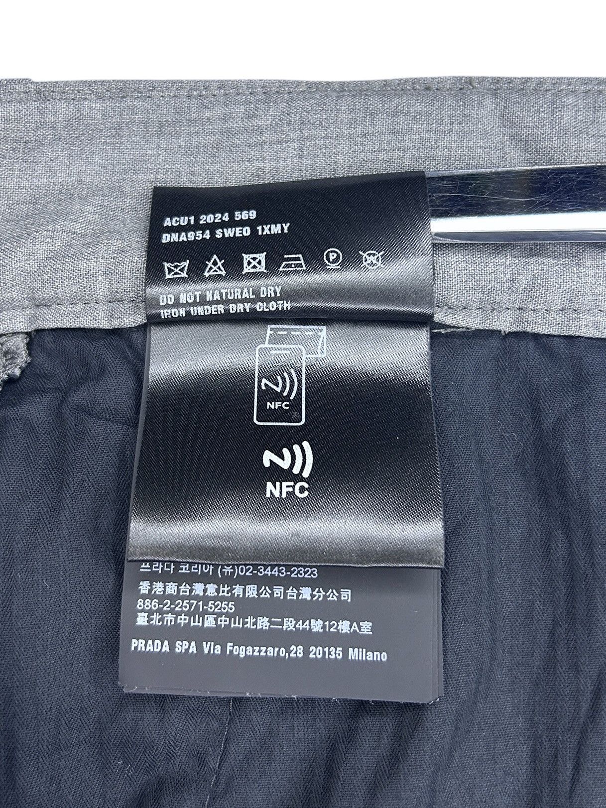 Prada S/S 24 Wool Workwear Trousers Size US 28 / EU 44 - 13 Thumbnail