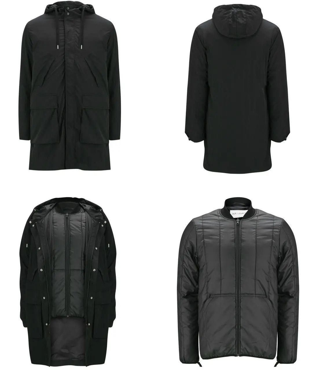 Our Legacy Shield Parka Black Wave Size US S / EU 44-46 / 1 - 2 Thumbnail