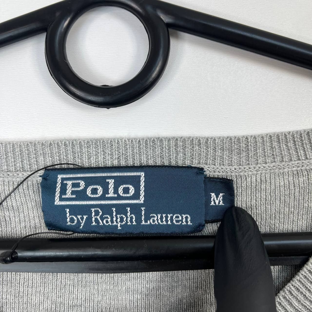 Polo Ralph Lauren Polo Ralph Lauren V Neck Sweater Grey Knit Jumper Size M Size US M / EU 48-50 / 2 - 3 Thumbnail