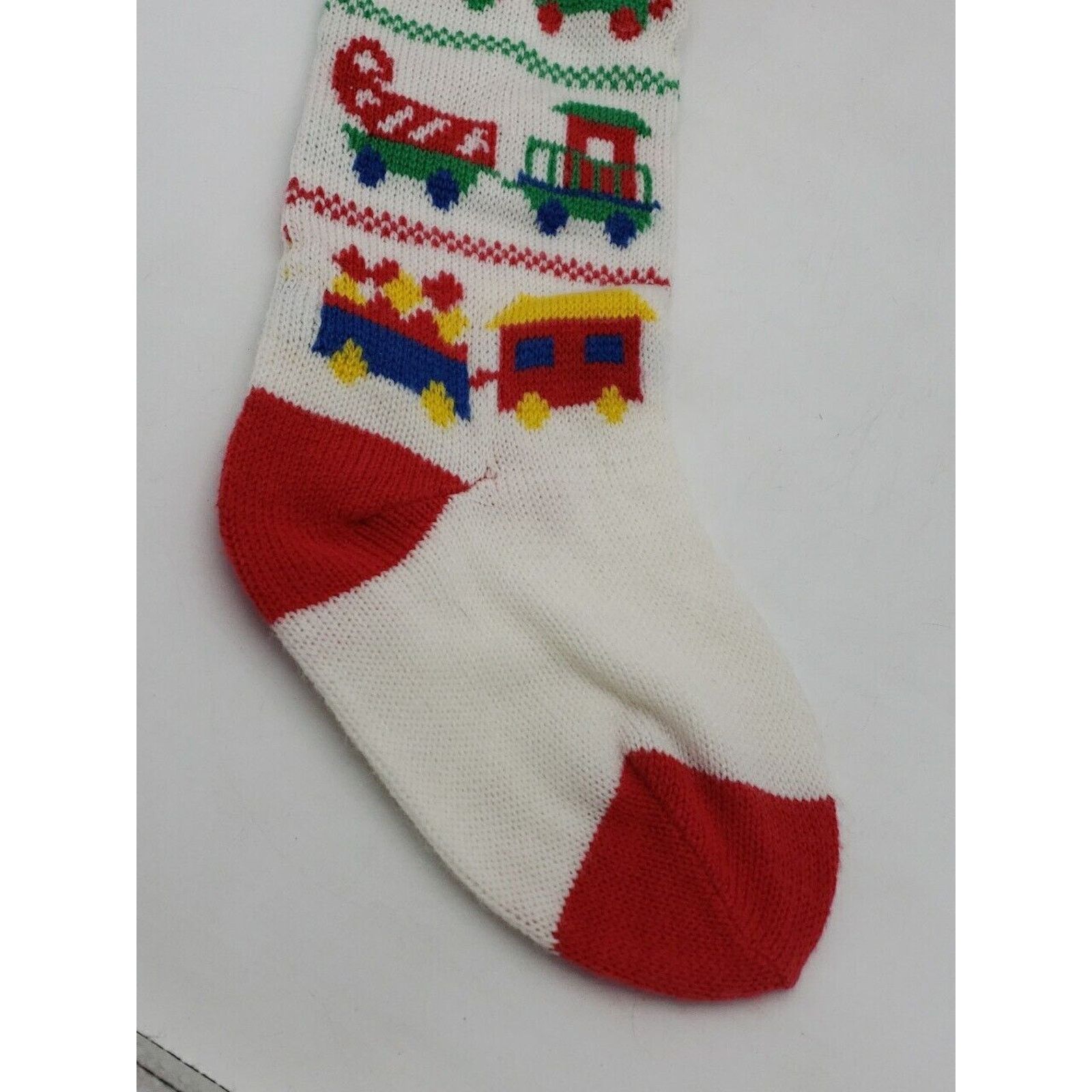 Oshkosh Oshkosh 90s Vintage Sweater Knit Christmas Stockings Toy Size ONE SIZE - 9 Thumbnail