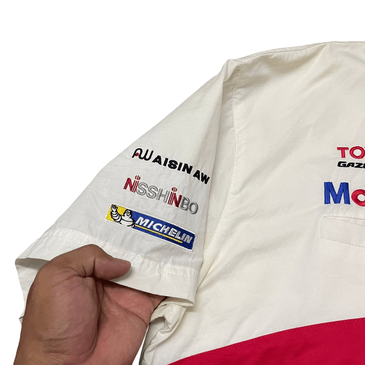 Japanese Brand Vintage Toyota Hybrid Racing Button Up Shirt Size US XL / EU 56 / 4 - 3 Thumbnail