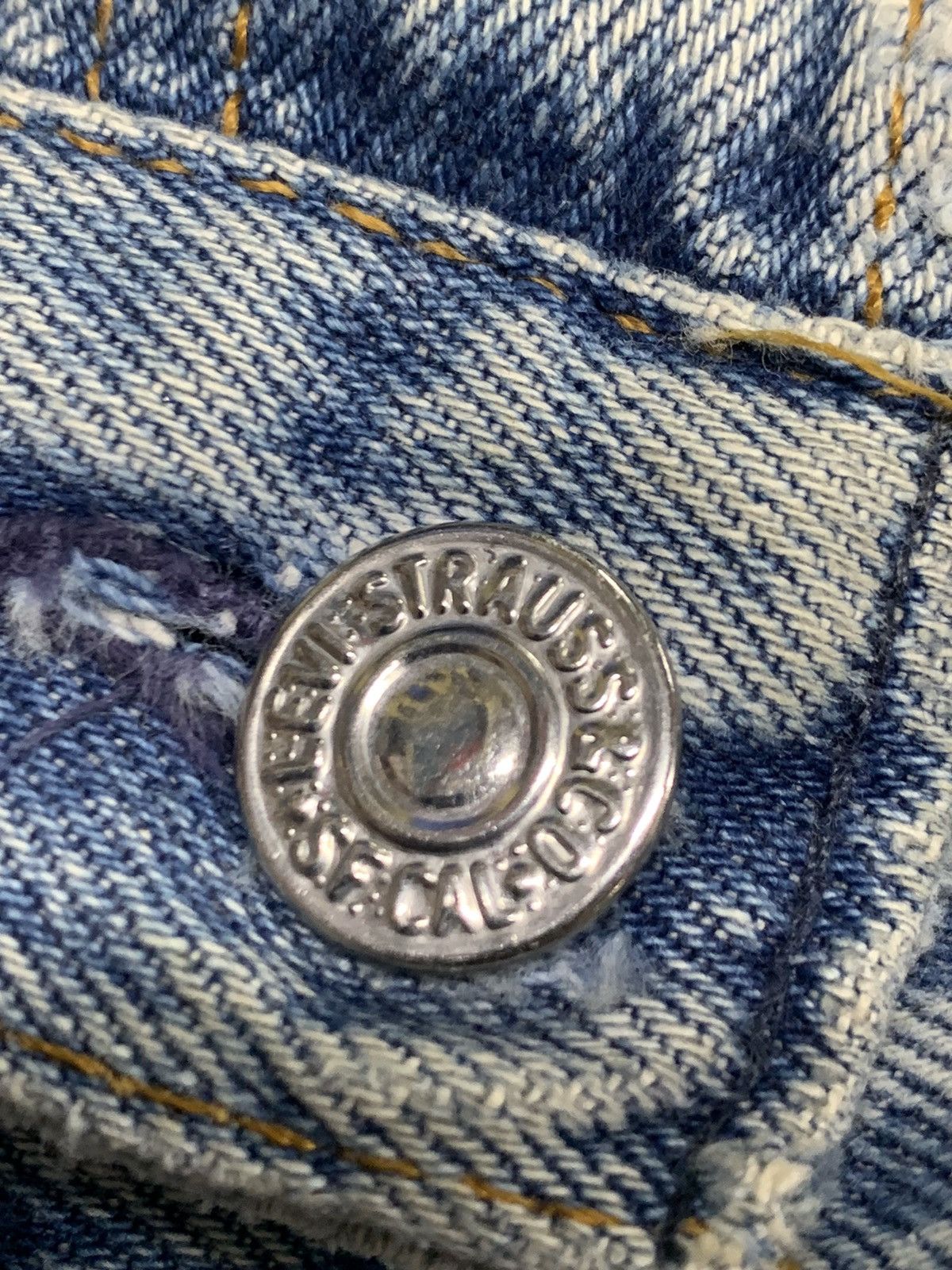 Levi's Vintage 80s Levis 501 grunge. Size US 35 - 7 Thumbnail