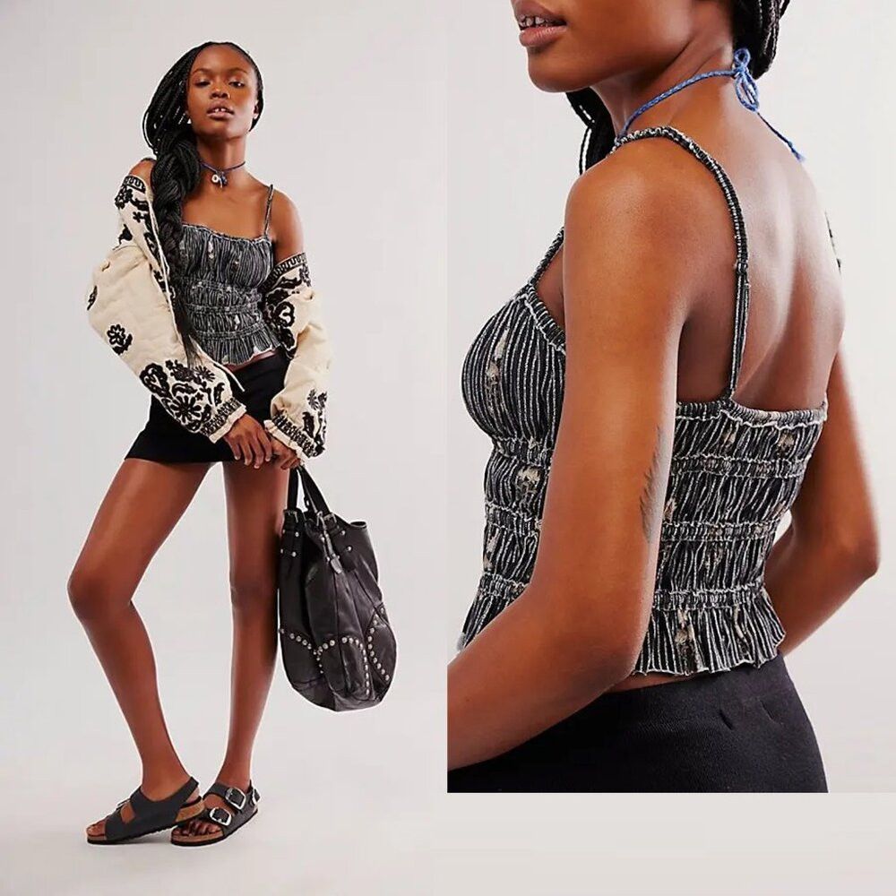 Free People New Free People We The Free Dolce Vita Tank Size L Size L / US 10 / IT 46 - 2 Thumbnail