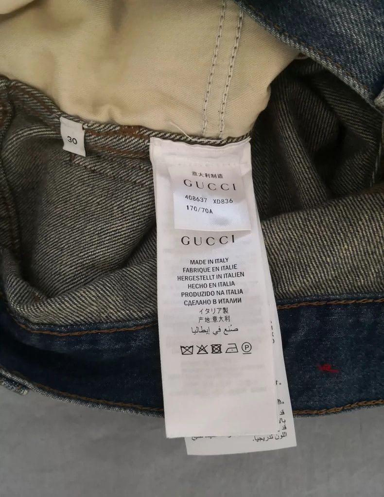 Gucci Gucci Embroidered jeans 2501-Nextarrow Size US 30 / EU 46 - 5 Thumbnail