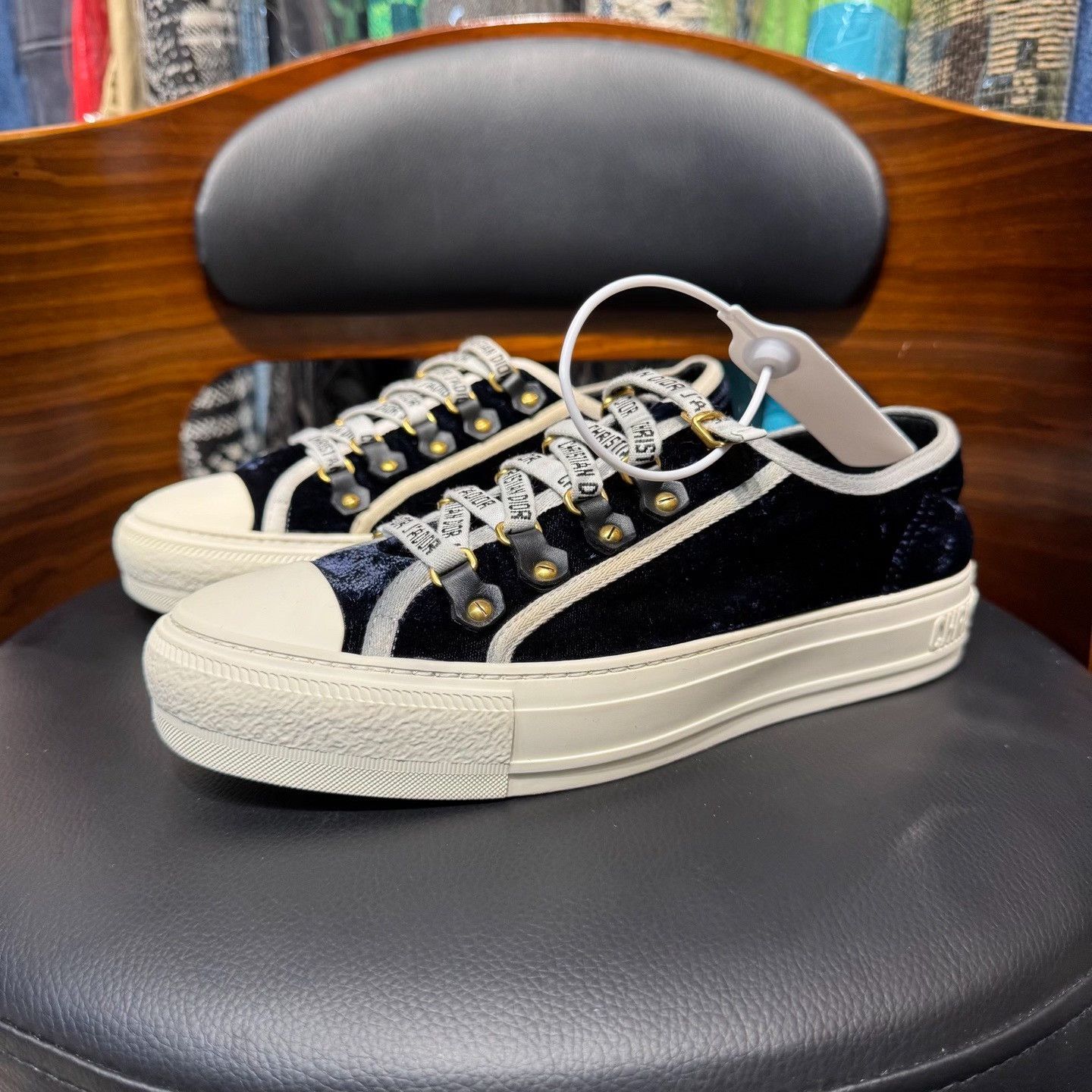 Dior Dior Blue Lowtop Sneakers 6.5 Men Size US 6.5 / EU 39-40 - 1 Thumbnail