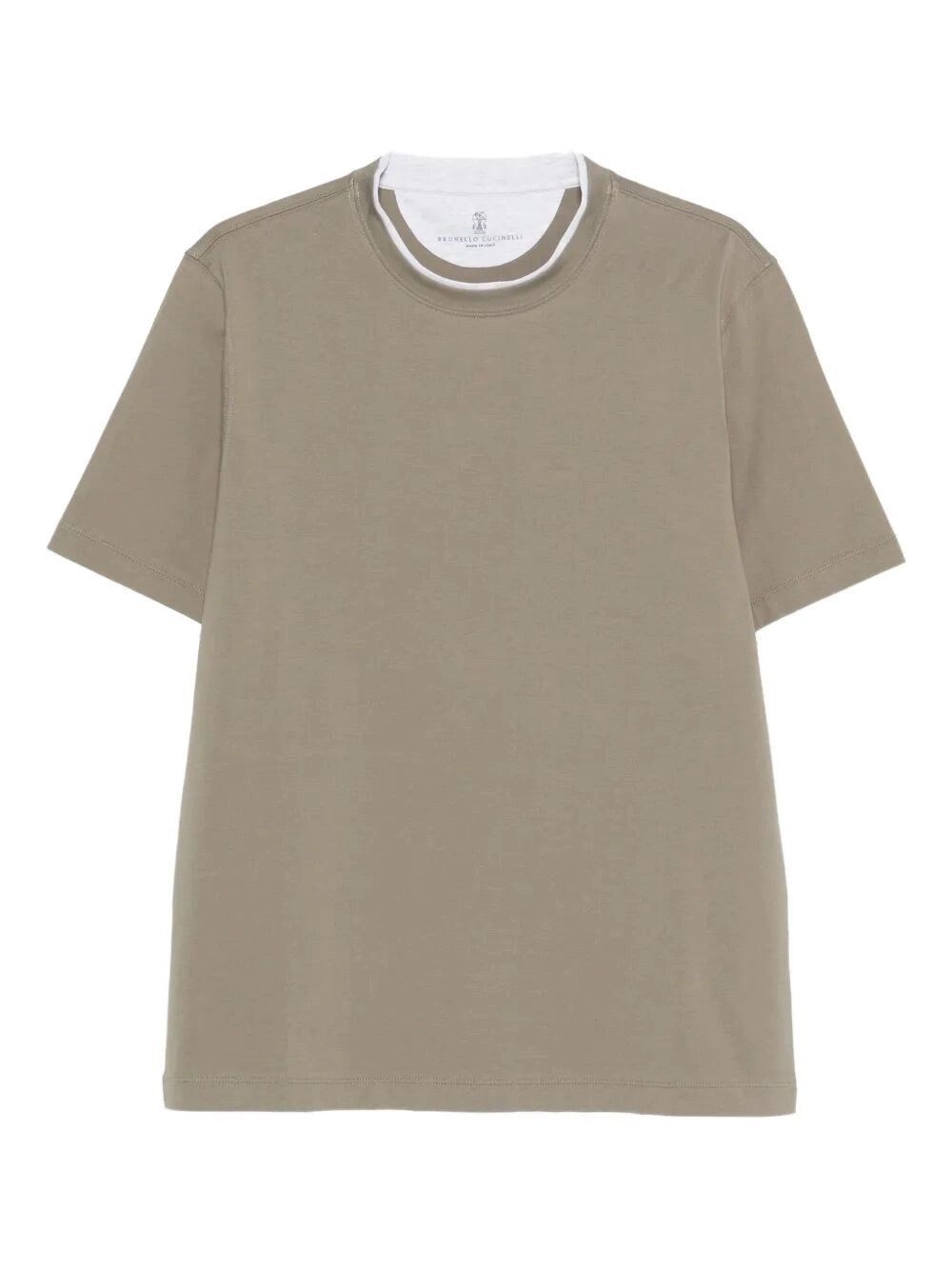 Brunello Cucinelli T-Shirt With Faux-Layering Size US XS / EU 42 / 0 - 1 Thumbnail