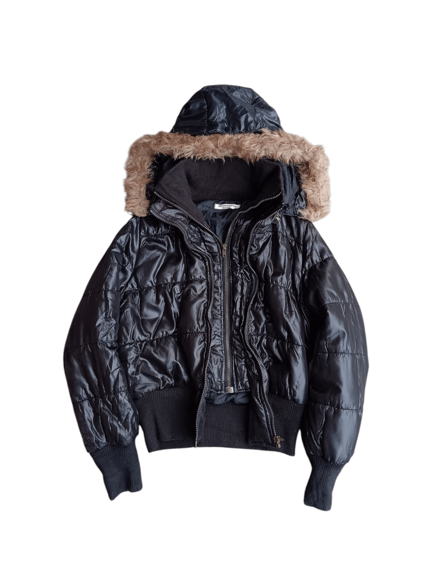 Japanese Brand Diamond julia fur hoodie puffer women jacket Y2k Size M / US 6-8 / IT 42-44 - 1 Thumbnail