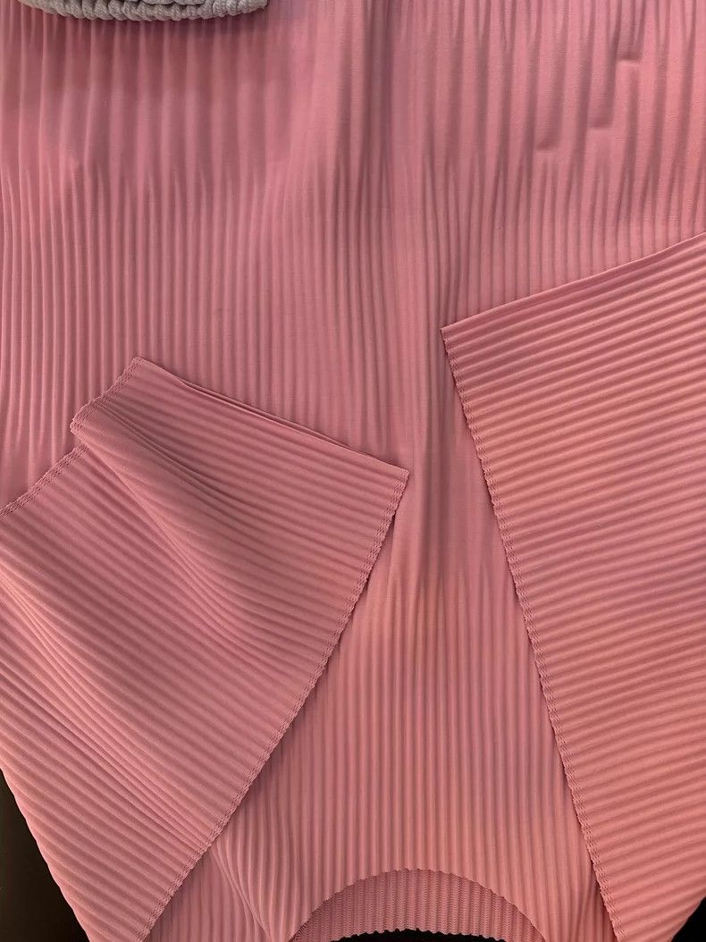 Issey Miyake Issey Miyake Pink pleated short-sleeved shirt Size XS / US 0-2 / IT 36-38 - 3 Thumbnail