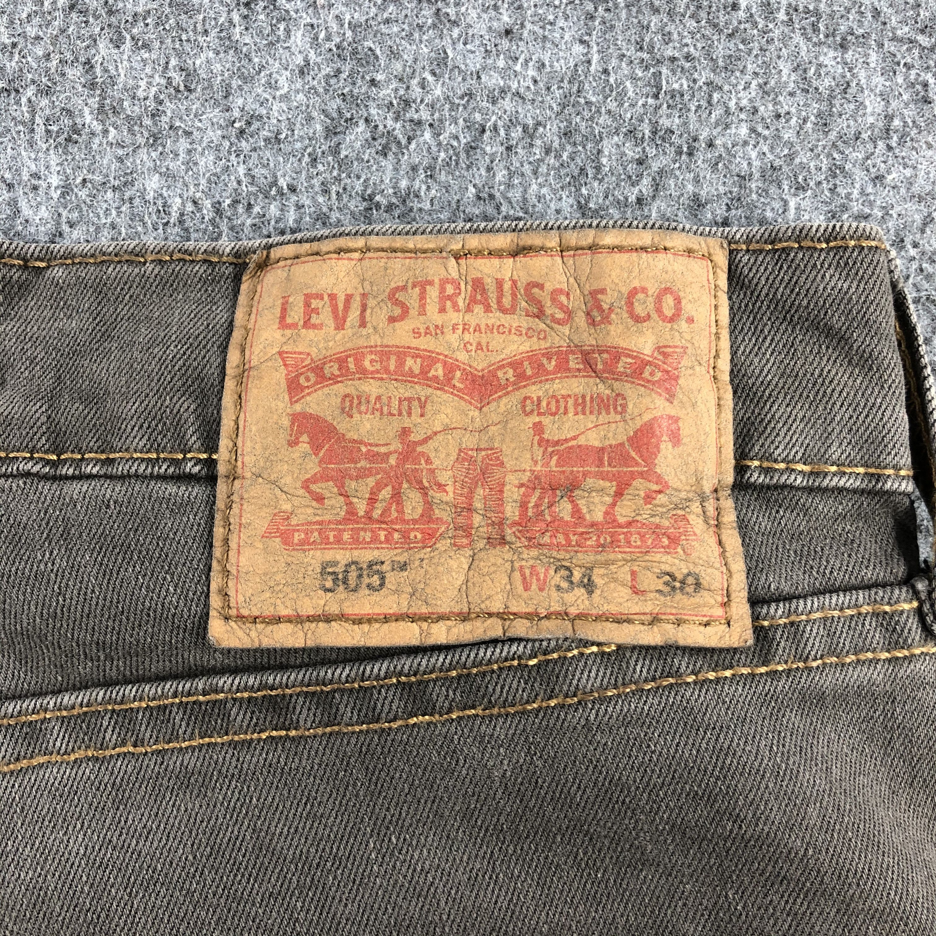 Levi's Vintage Levis 505 Earth Tone Jeans-J2084 Size US 35 - 5 Thumbnail
