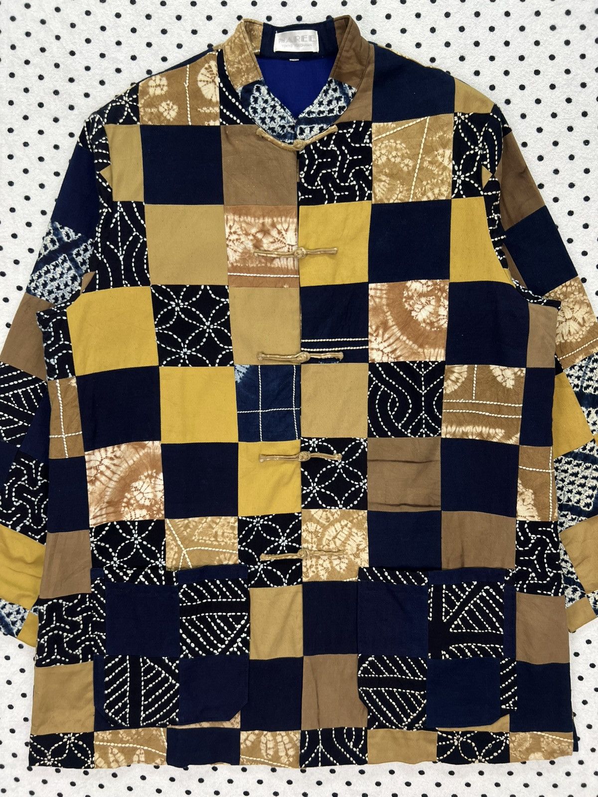 Japanese Brand Naree Patchwork Sashiko Jacket Size US S / EU 44-46 / 1 - 3 Thumbnail