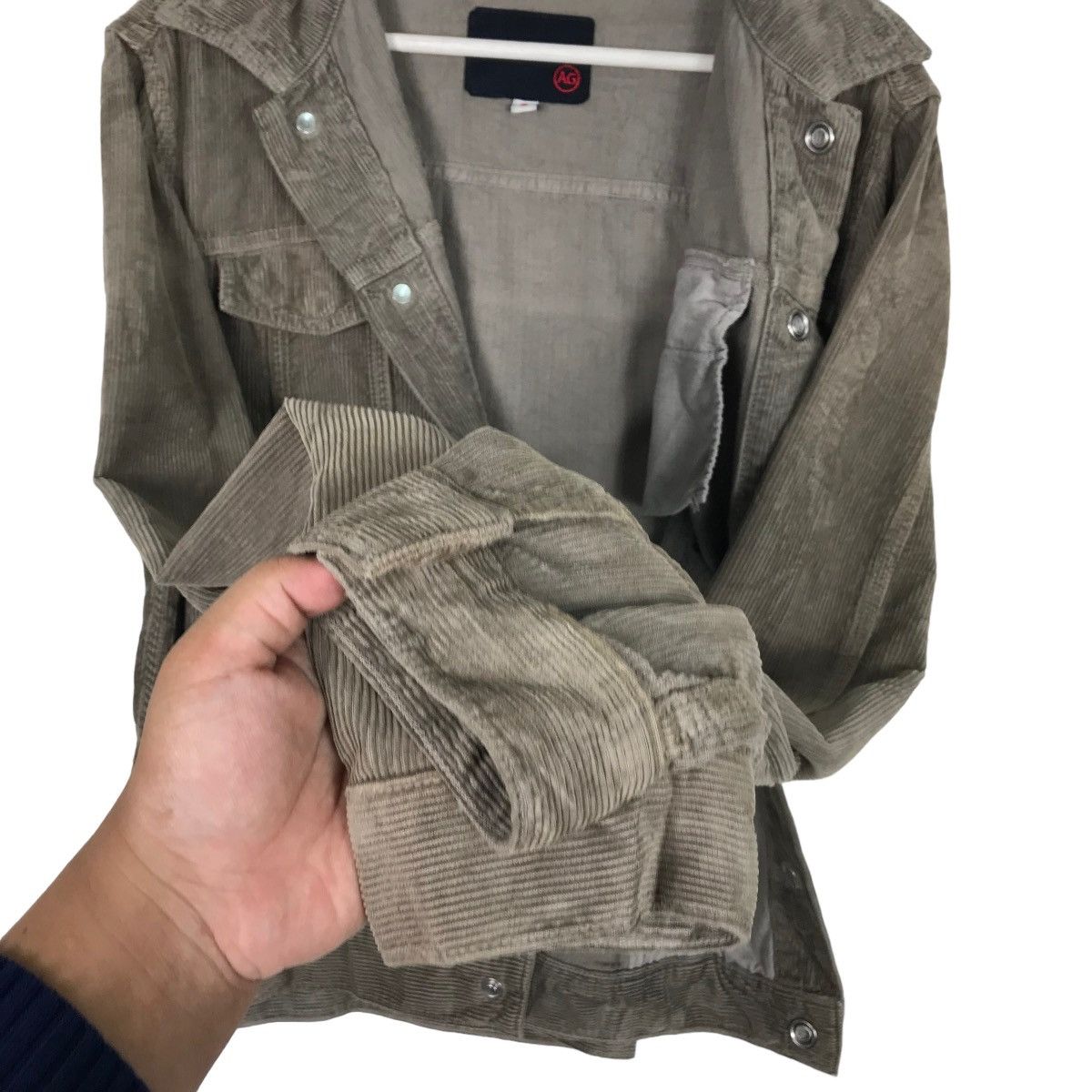 AG Adriano Goldschmied AG ADRIANO GOLDSCHMIED CORDUROY TRUCKER JACKET MADE IN USA Size US S / EU 44-46 / 1 - 9 Thumbnail