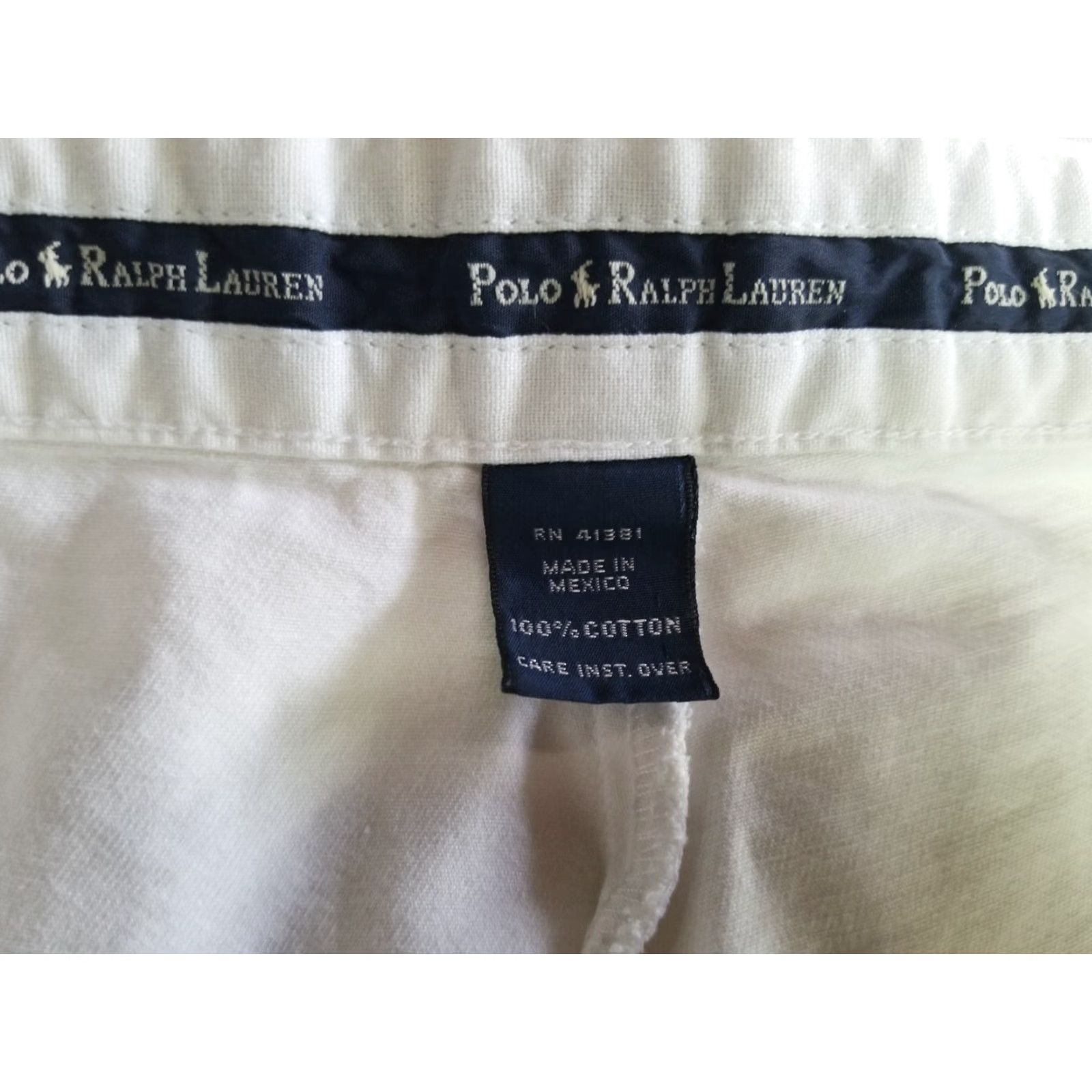 Polo Ralph Lauren Polo Ralph Lauren White Chino Shorts Men's Size 40 Casual Logo 40 White Han... (Oops) Size US L / EU 52-54 / 3 - 6 Thumbnail