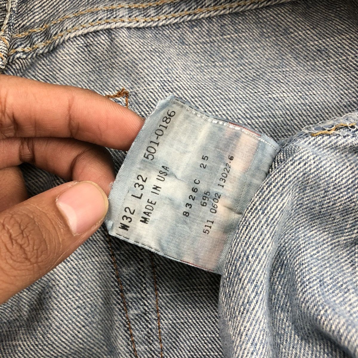 Levi's Vintage Clothing 🇺🇸90’s Levis 501 Distressed Cartoon Mickey Mouse Rework Jeans Size US 32 / EU 48 - 10 Thumbnail