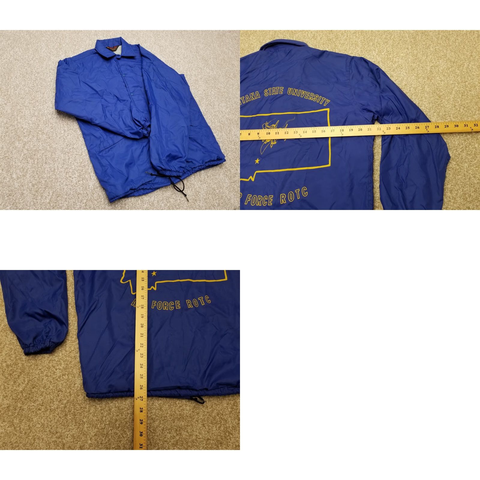 Dunbrooke VINTAGE Dunbrooke Jacket Womens XL Blue Montana State University Pla-Jac Windbreaker Size XL / US 12-14 / IT 48-50 - 8 Thumbnail