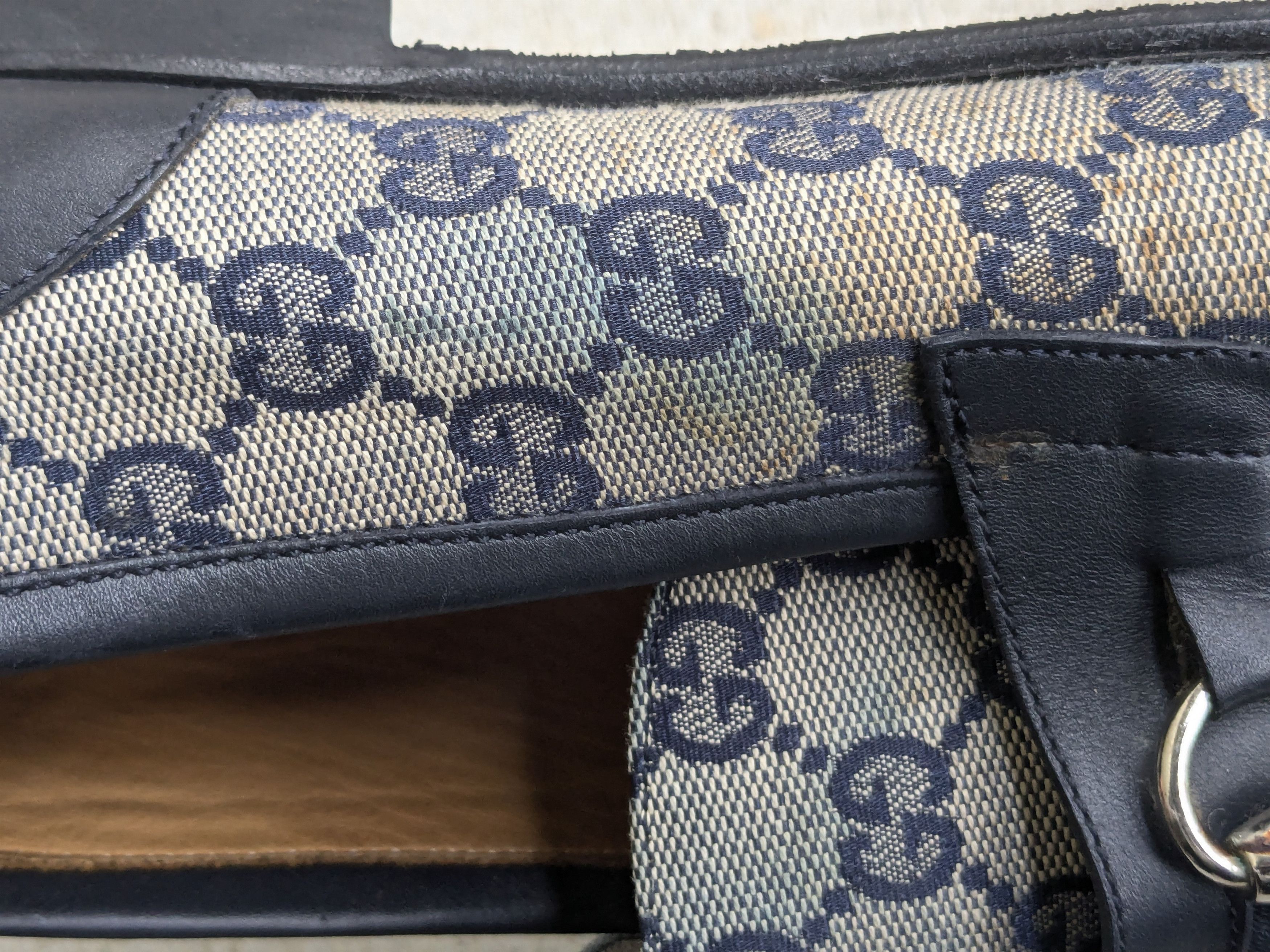 Gucci Gucci Horsebit Loafers Monogram Logo Canvas 8.5 Buckle Size US 8.5 / EU 41-42 - 11 Thumbnail