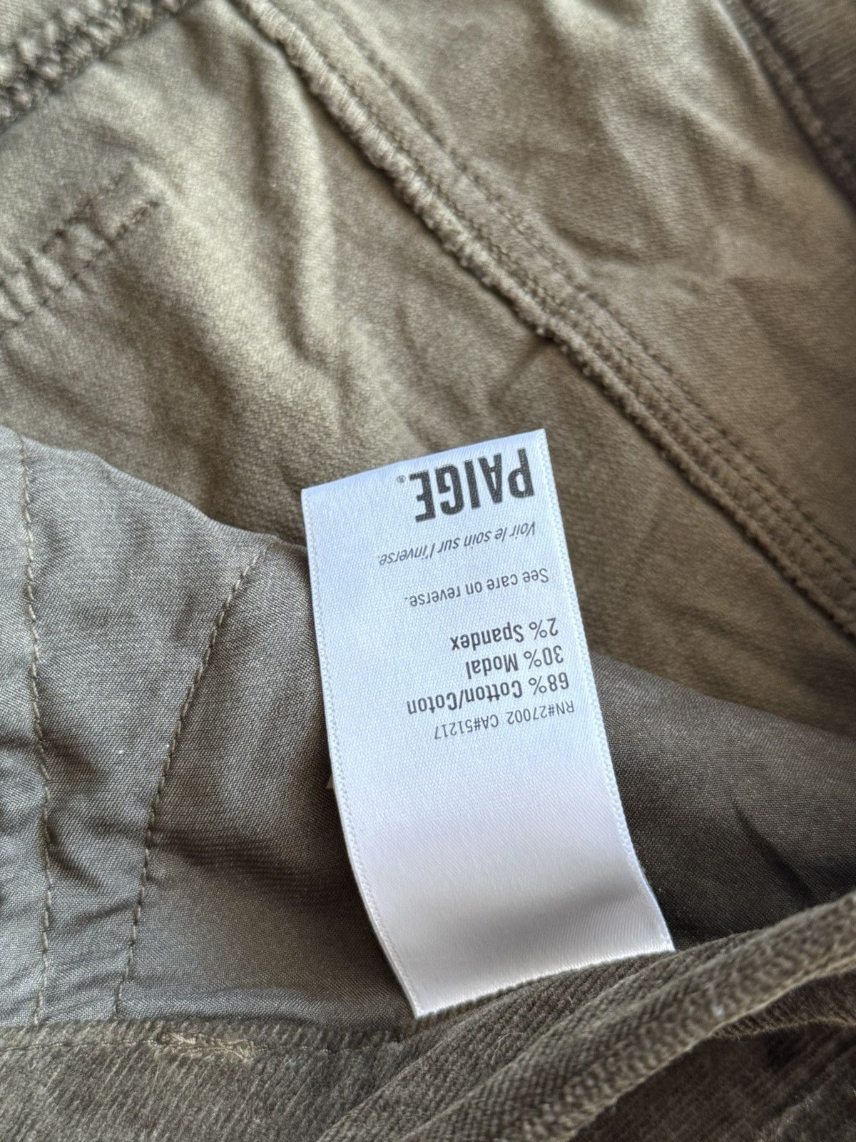 Paige Paige Corduroy straight trousers pants Size US 27 - 8 Thumbnail