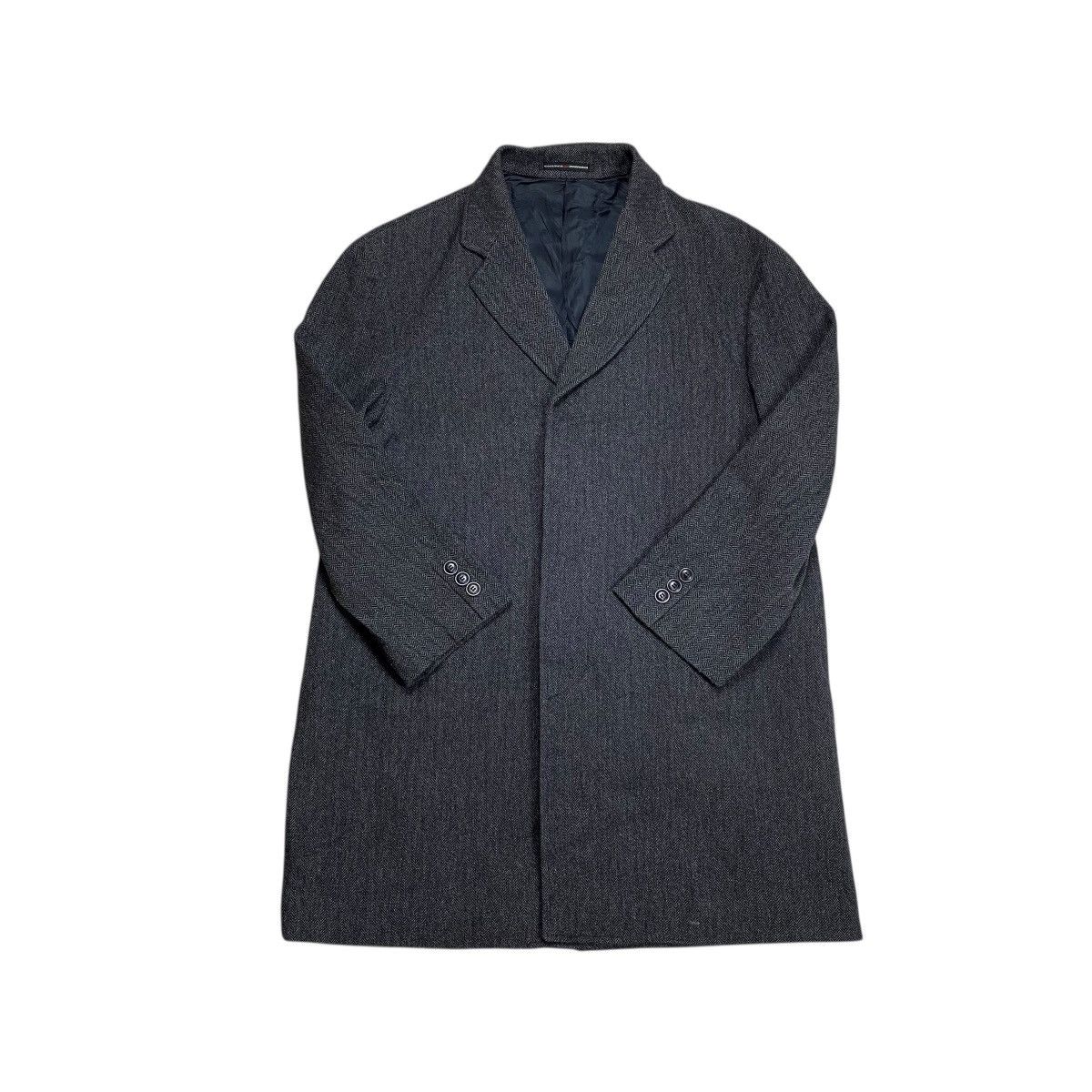 Jean Paul Gaultier Jean Paul Gaultier Herringbone Wool Coat Size US L / EU 52-54 / 3 - 2 Thumbnail