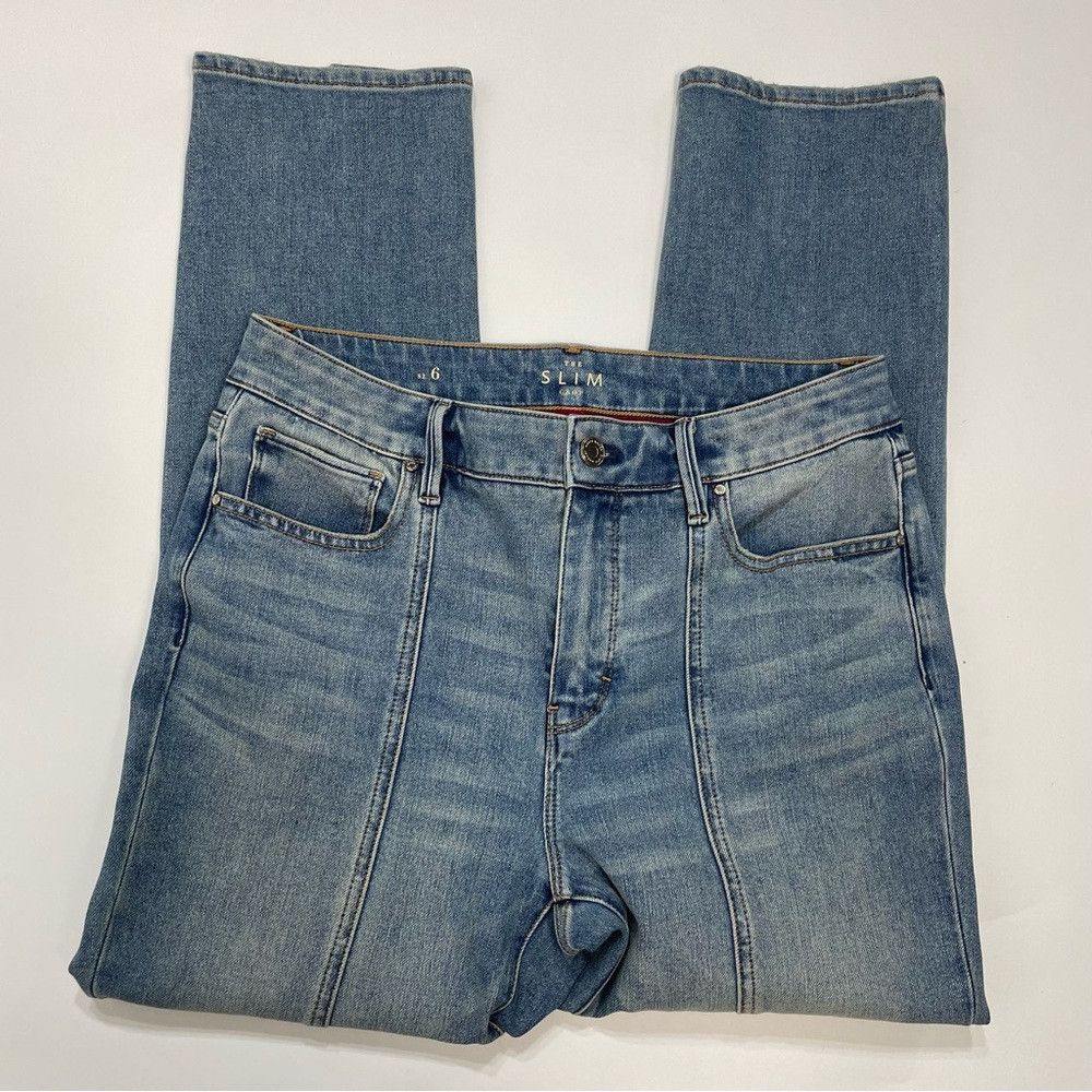 White House Black Market White House Black Market High-Rise Sculpt Seamed Slim Crop Size 28" / US 6 / IT 42 - 4 Thumbnail