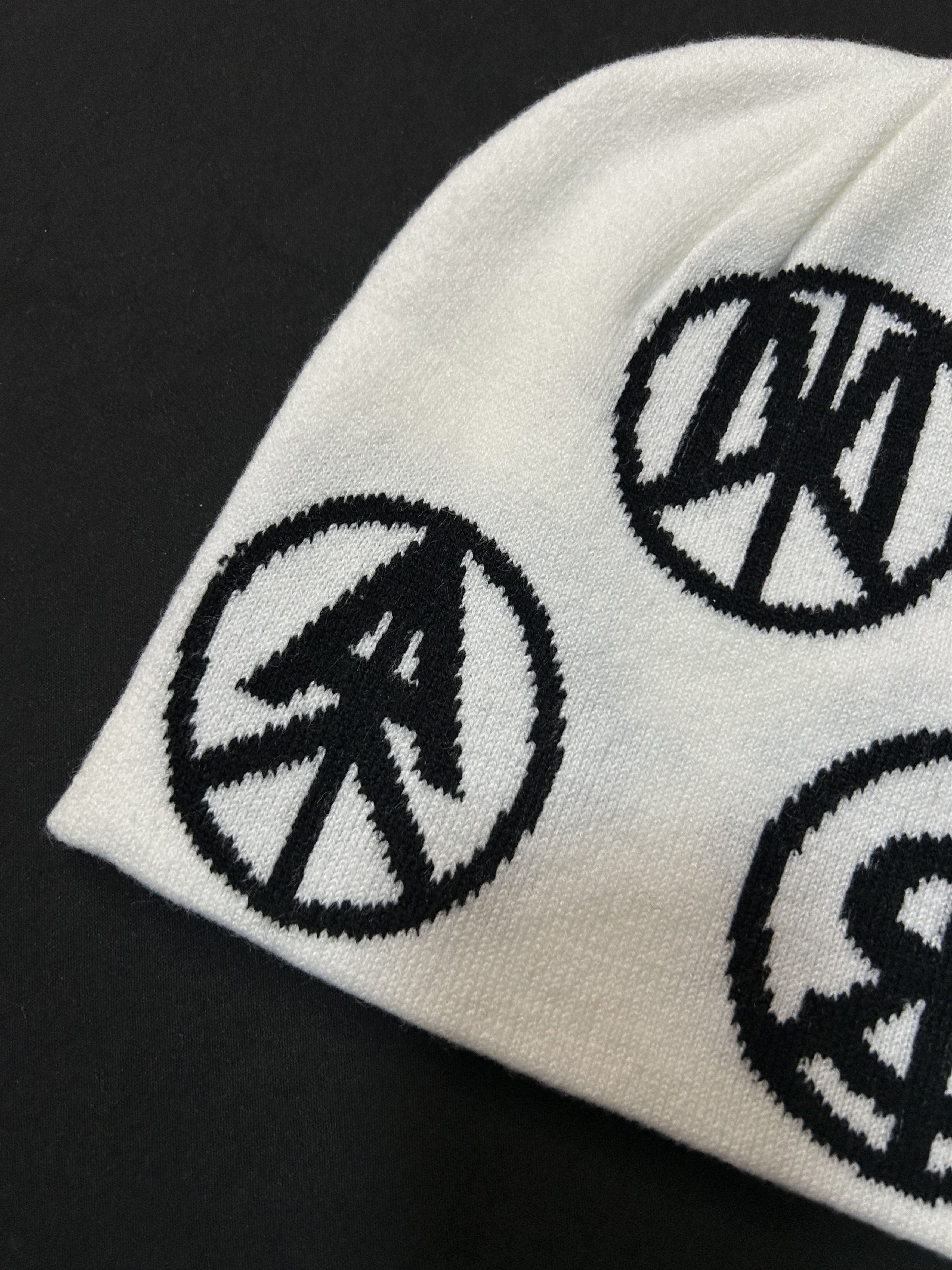 Japanese Brand Rare Amari Studios Graphic No Cuff Knit Green Beanie OS Size ONE SIZE - 2 Thumbnail