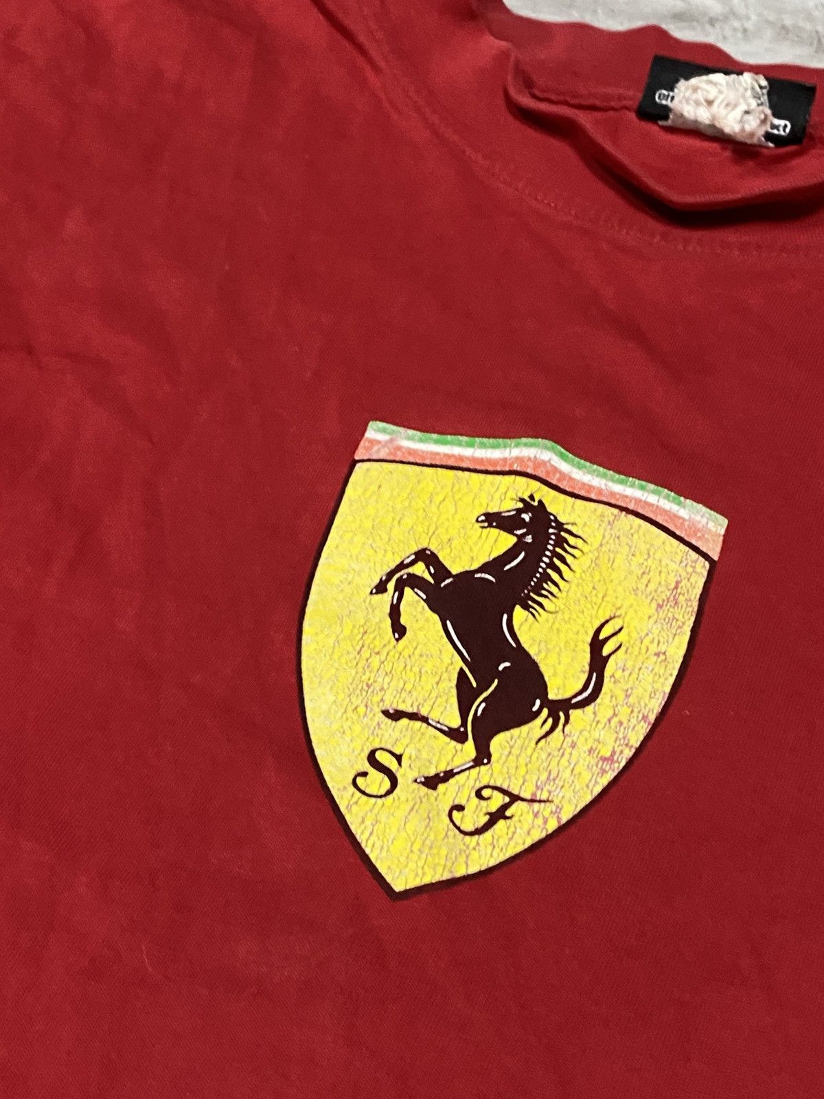 Ferrari Ferrari centr logo print vintage r-shirt Size US L / EU 52-54 / 3 - 5 Thumbnail