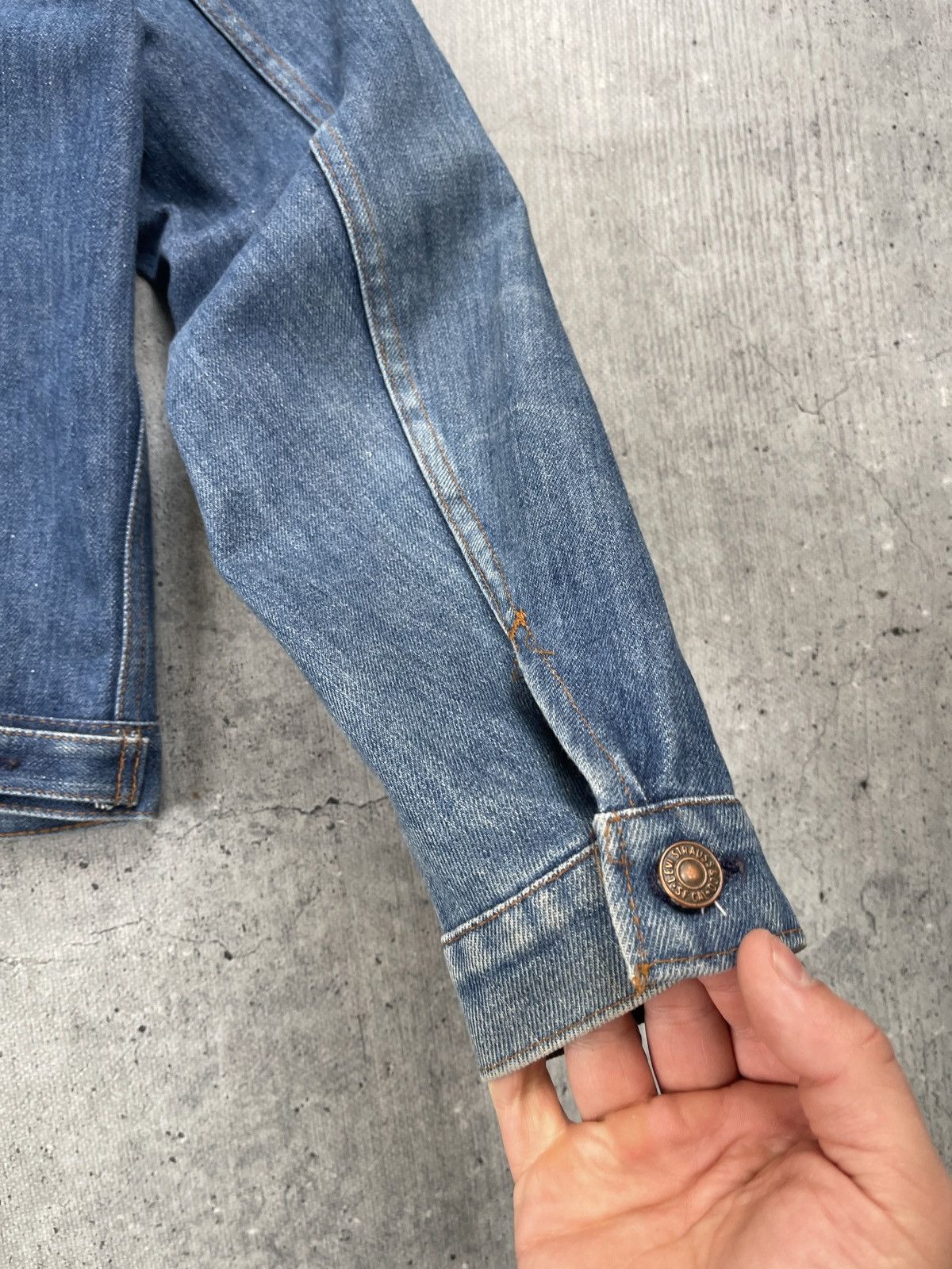 Levi's × Levi's Vintage Clothing × Vintage Vintage Levi’s Navy Denim Jacket Jeans Blazer Size S Size S / US 4 / IT 40 - 6 Thumbnail