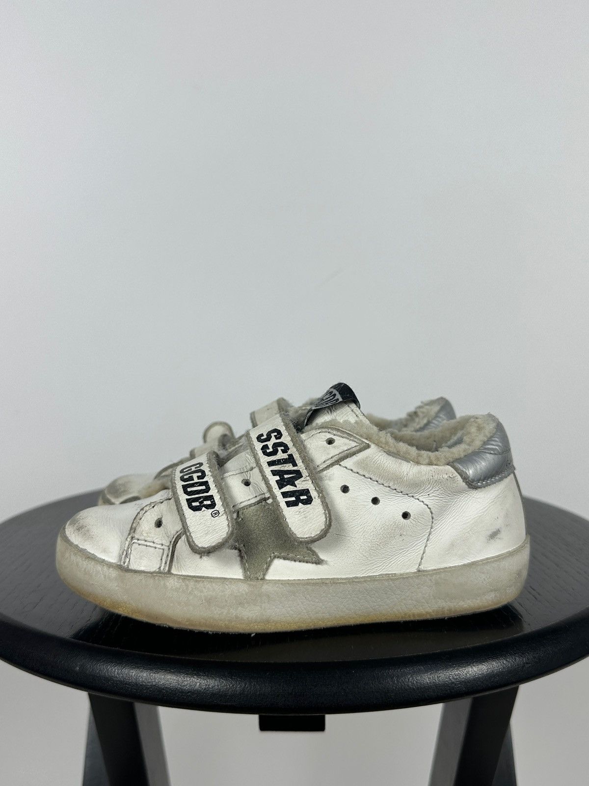 Kids Golden Goose GGDB Superstar Leather Sneakers