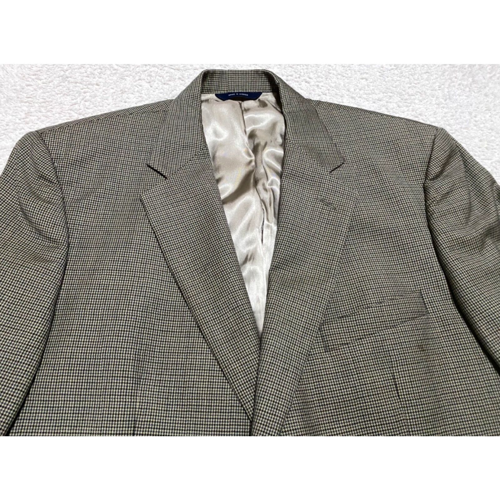 Brooks Brothers Brooks Brothers Blazer Mens 44 Multicolor Plaid Wool Cashmere Two-Button Jacket Regular Mature? Size 44R - 3 Thumbnail