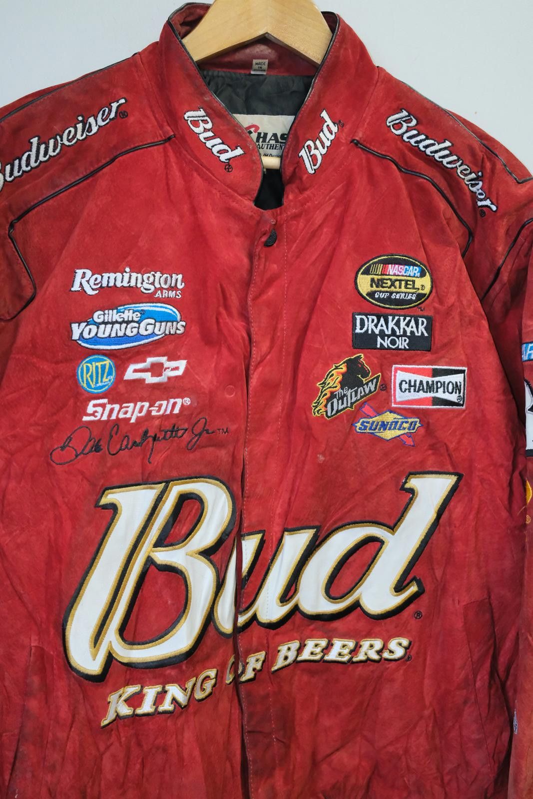 Chase Authentics 00's Chase Authentic Bud Suede JH Design Racing Jacket Size L / US 10 / IT 46 - 3 Thumbnail