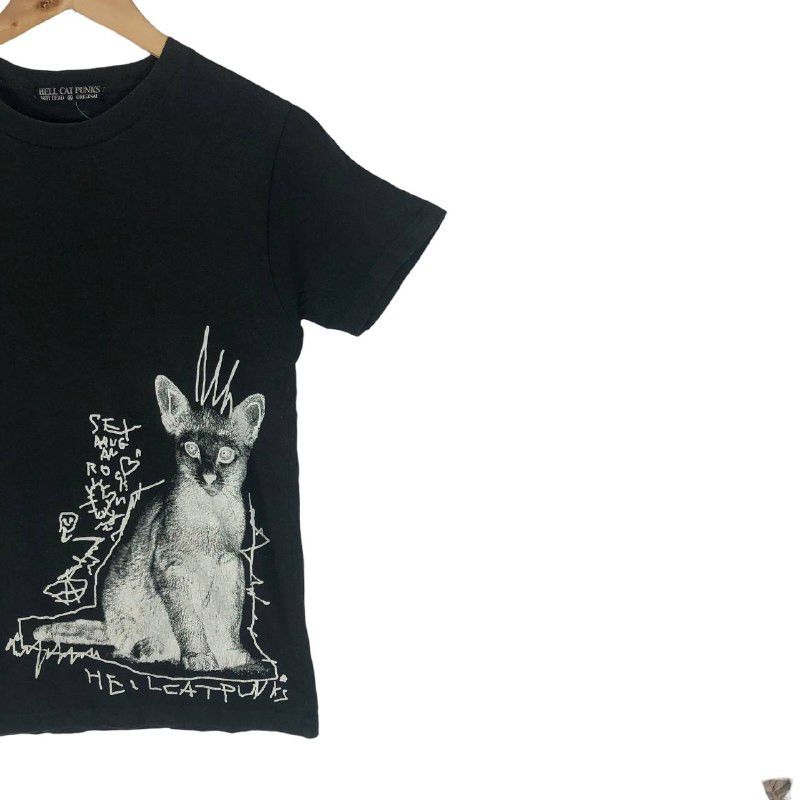 Japanese Brand × Seditionaries × Vintage Vintage Hell Cat Punks Japanese Brand T-shirt Size US S / EU 44-46 / 1 - 4 Thumbnail