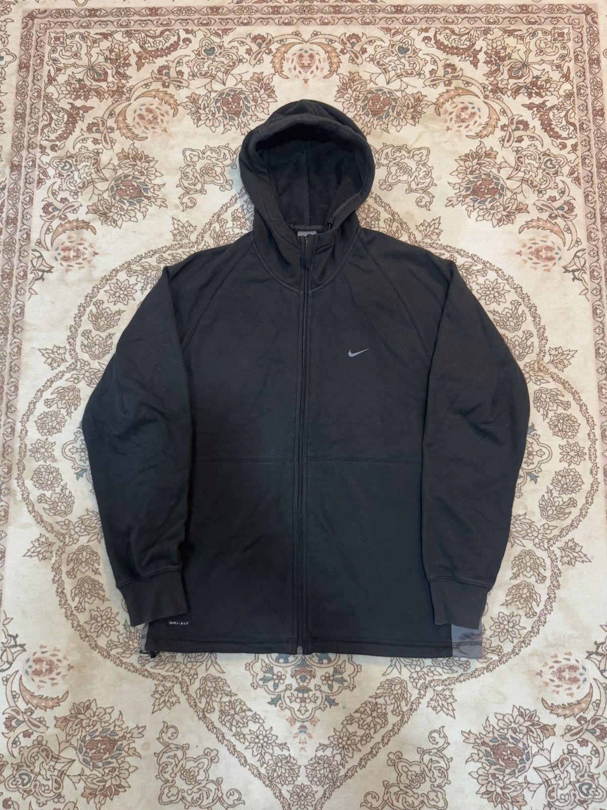 Nike × Vintage Vintage Nike Dri-Fit Zipper Hoodie Size US M / EU 48-50 / 2 - 1 Thumbnail