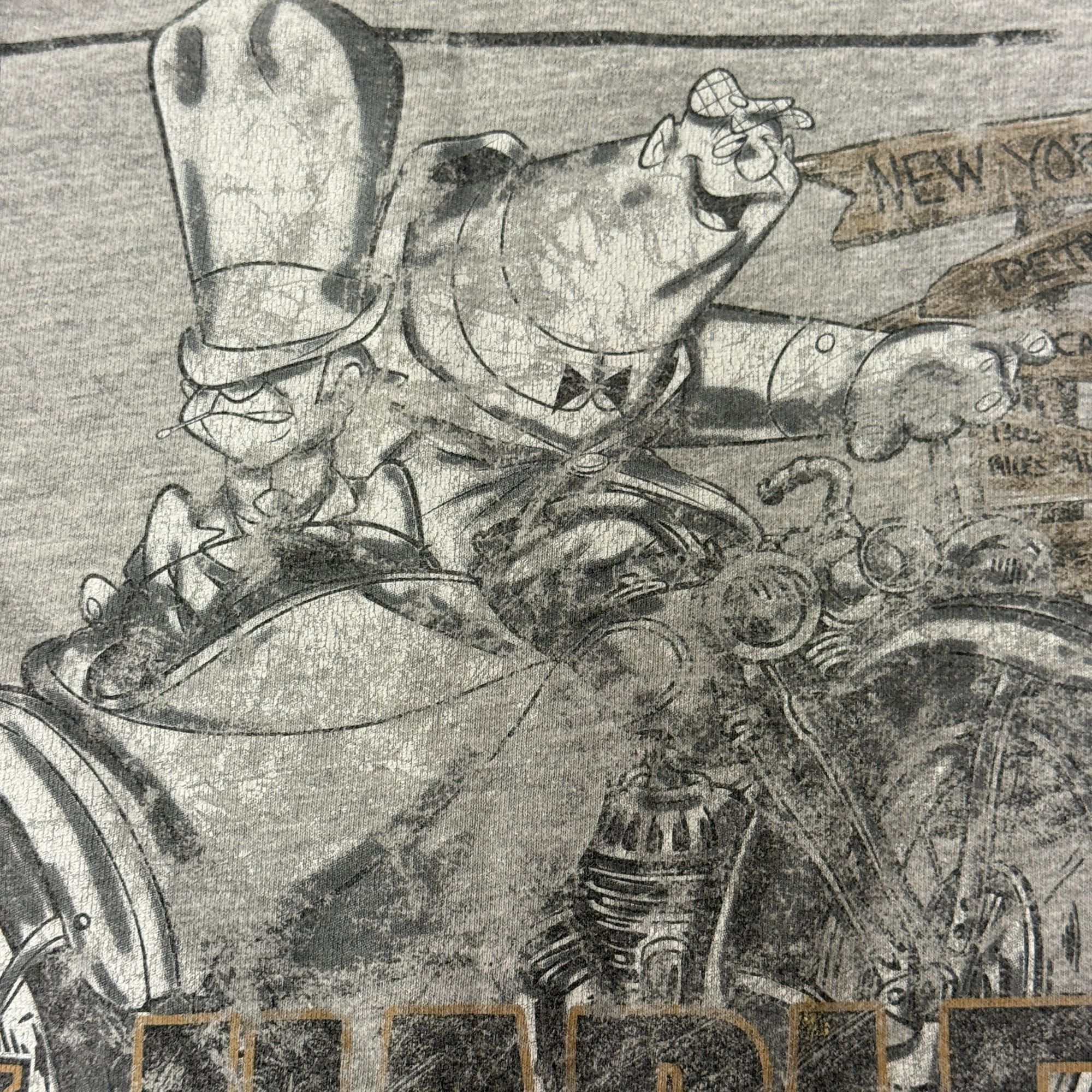 Harley Davidson H-D 2005 LOONEY TUNES Motorcycle Biker SPELLOUT L/S Shirt 2X Size US XXL / EU 58 / 5 - 11 Thumbnail