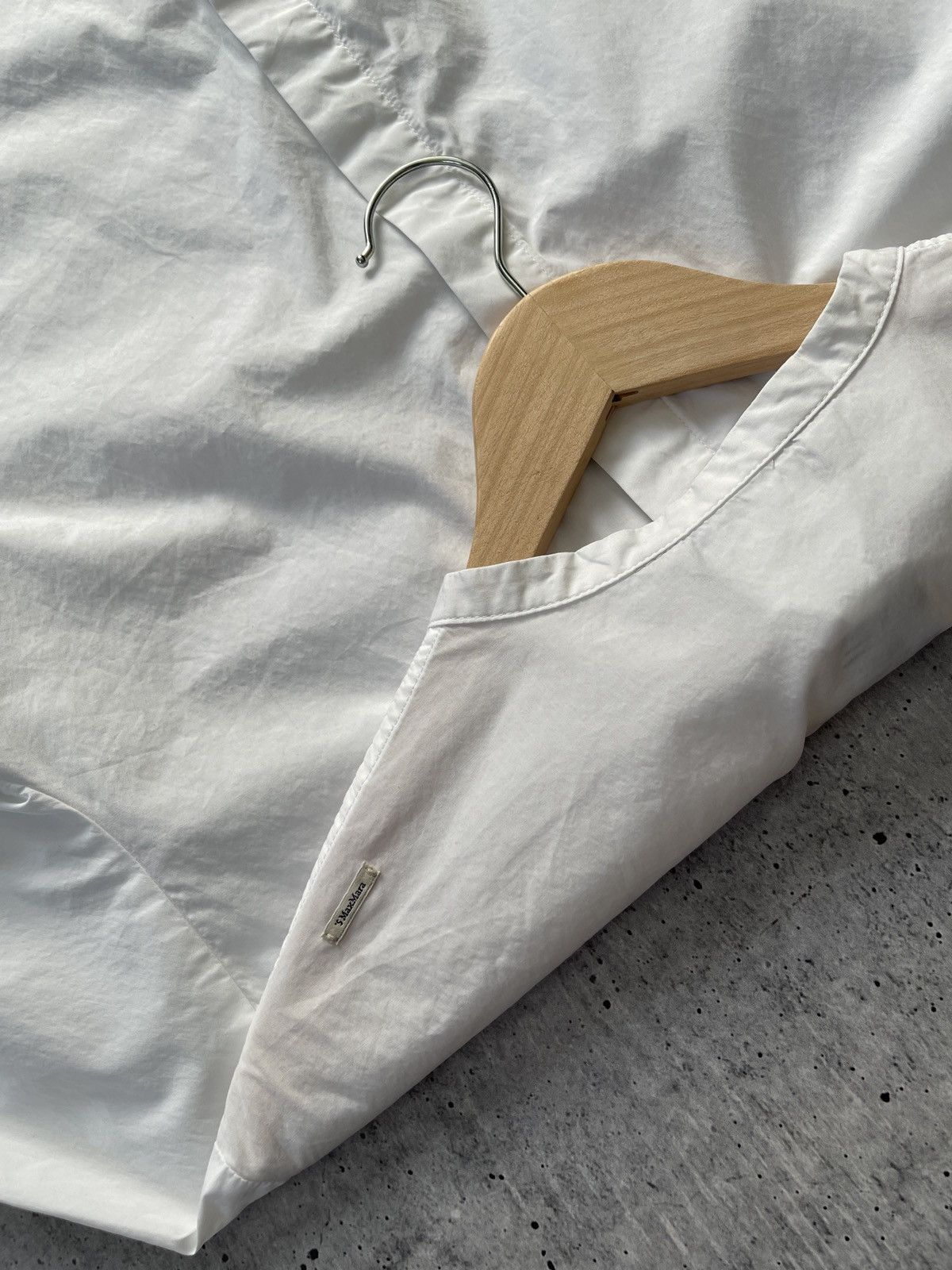 Max Mara S MAX MARA COTTON CURVONE SHIRT Size L / US 10 / IT 46 - 8 Thumbnail