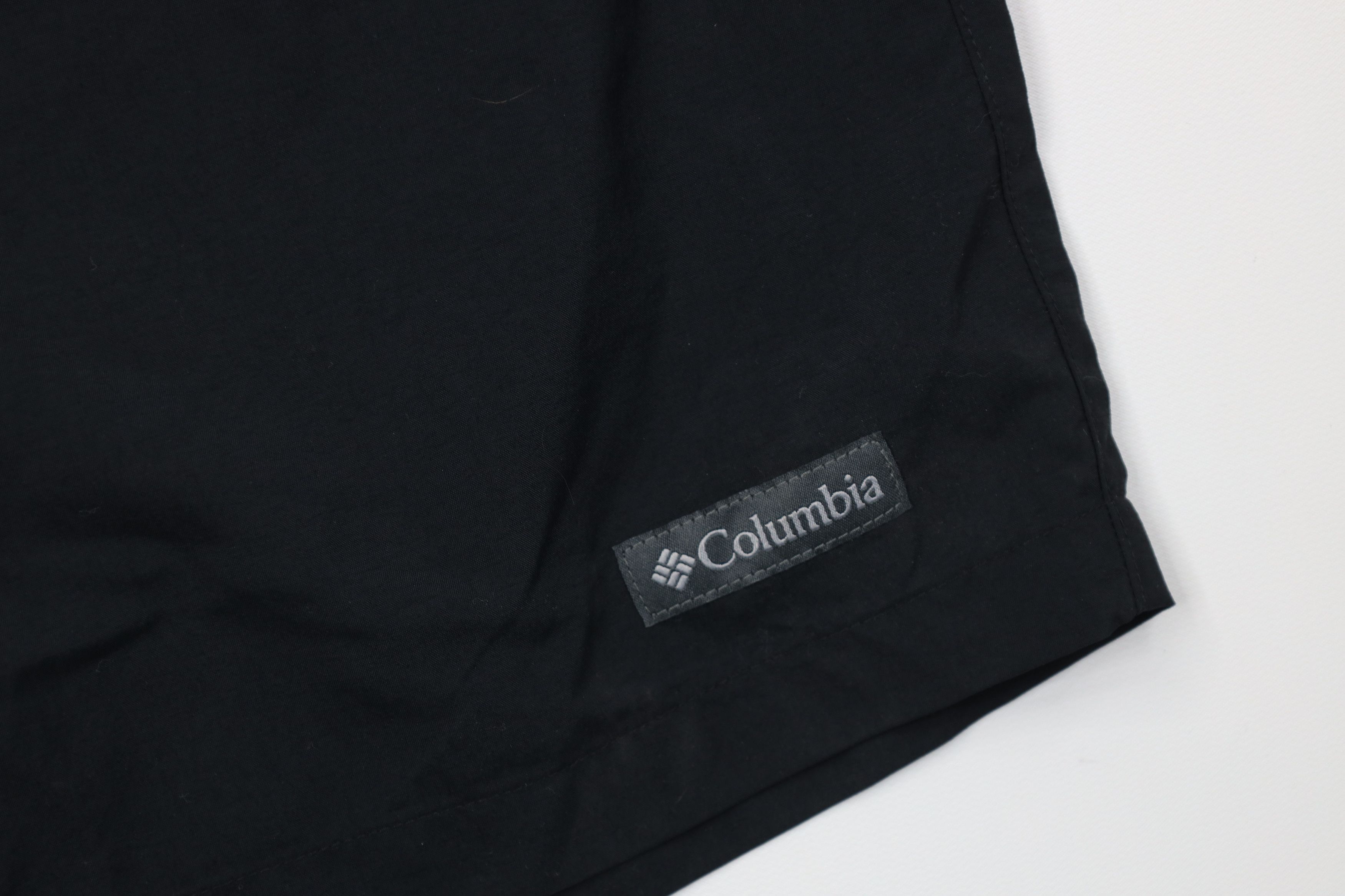 Columbia Vintage Y2K Columbia Lined Above Knee Shorts Black Baggies Size US 34 / EU 50 - 5 Thumbnail