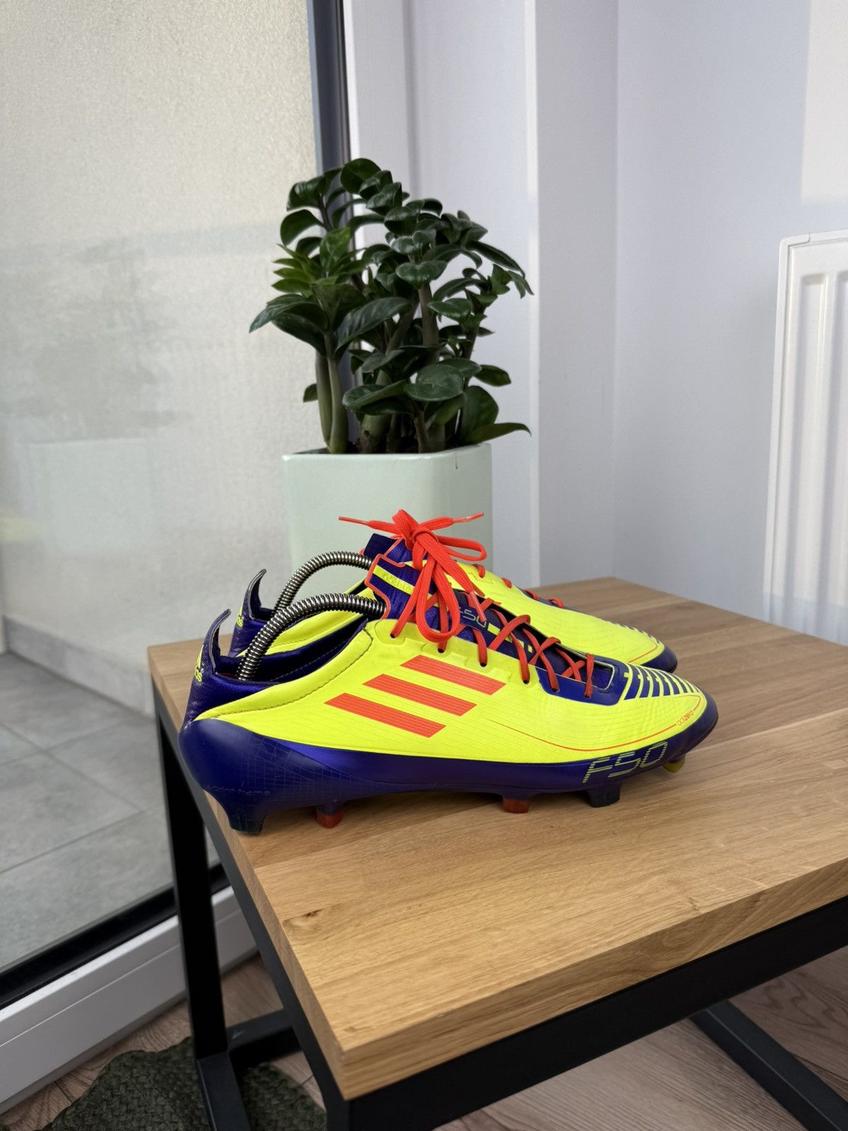 Adidas Adidas Adizero F50 FG yellow/purple/orange us10.5 Size US 10.5 / EU 43-44 - 1 Thumbnail