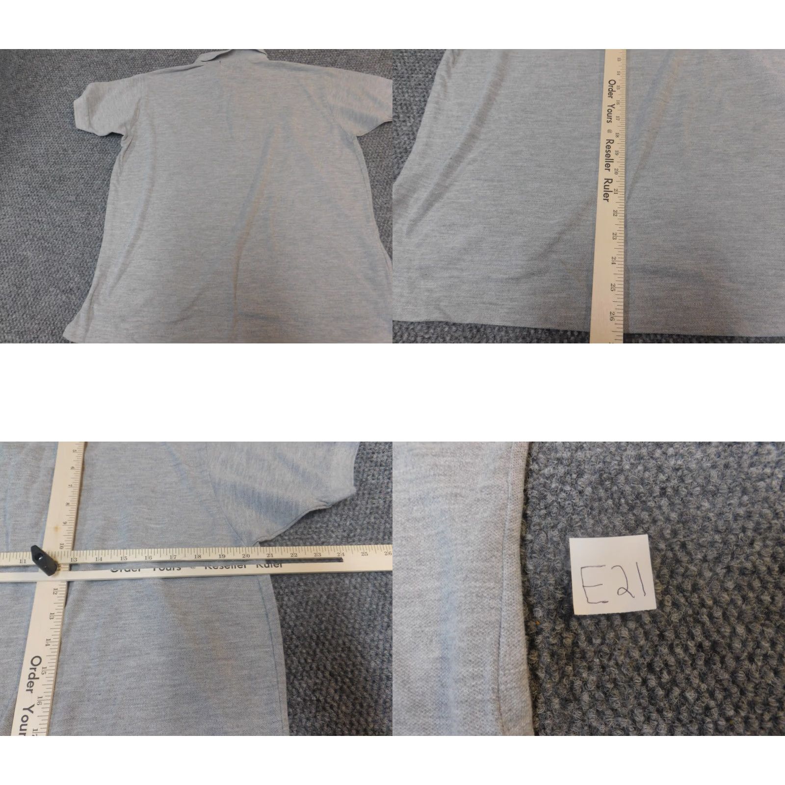 Vintage Vintage Steeplechase Mens Polo Shirt XL gray logo classic Size US XL / EU 56 / 4 - 8 Thumbnail