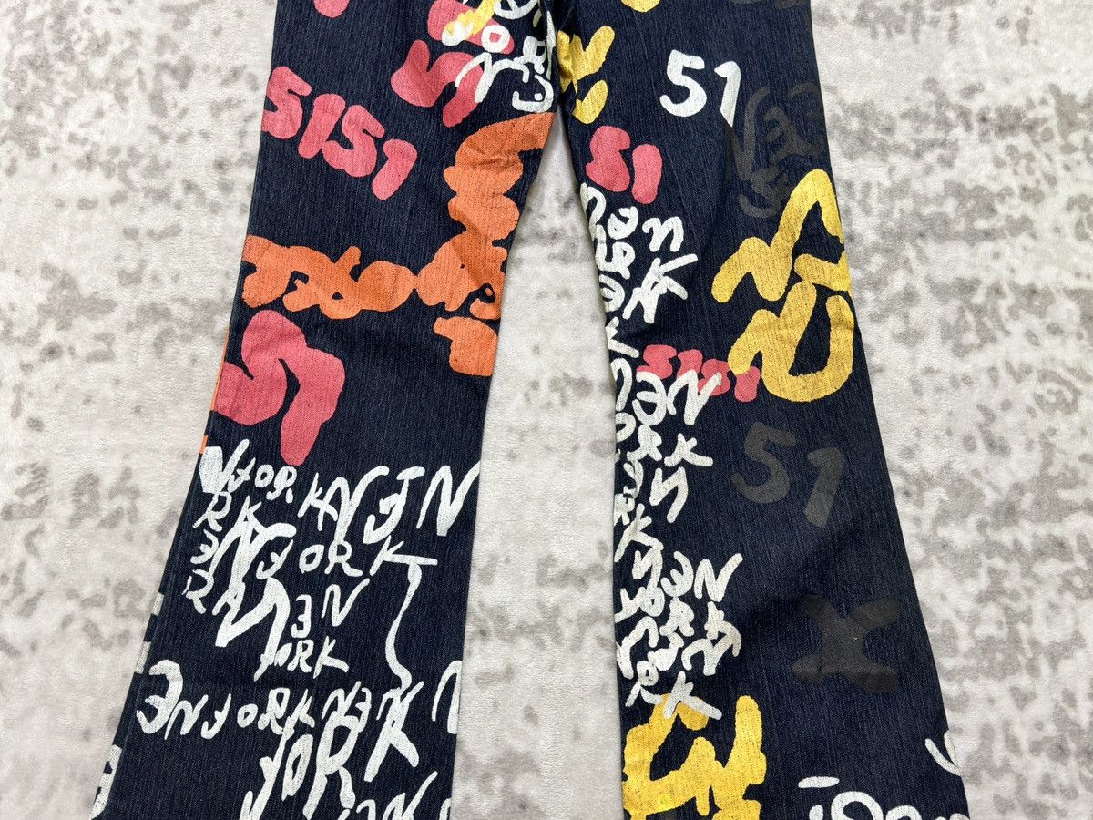 Hysteric Glamour Nesso Graffiti Print Flare Jeans Y2K Streetwear Bootcut Size US 28 / EU 44 - 12 Thumbnail