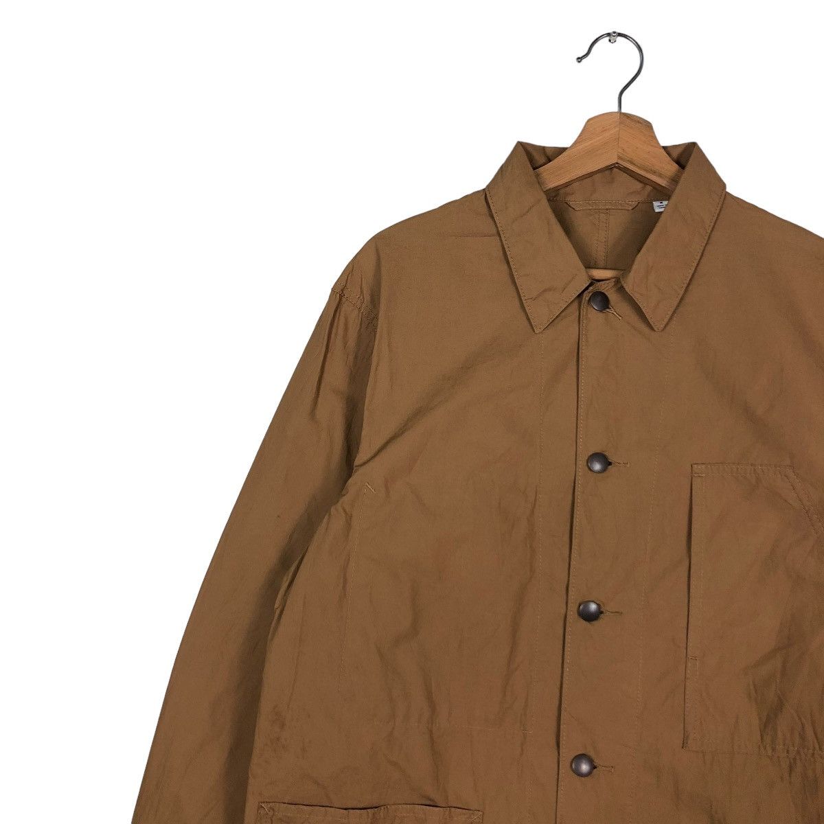 Japanese Brand 🔥VINTAGE DUCK CANVAS CHORE JACKET UNIQLO JAPAN ISSEY MIYAKE Size US L / EU 52-54 / 3 - 7 Thumbnail