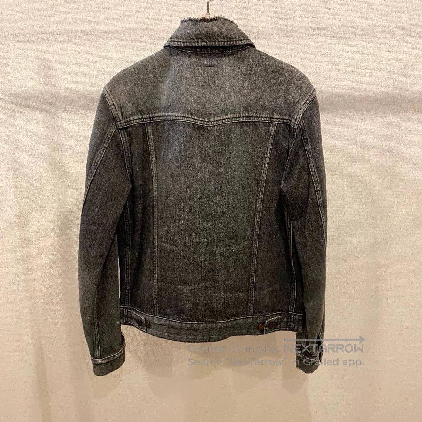 Yves Saint Laurent Saint Laurent YSL Gray Denim Jacket. Size US M / EU 48-50 / 2 - 2 Thumbnail