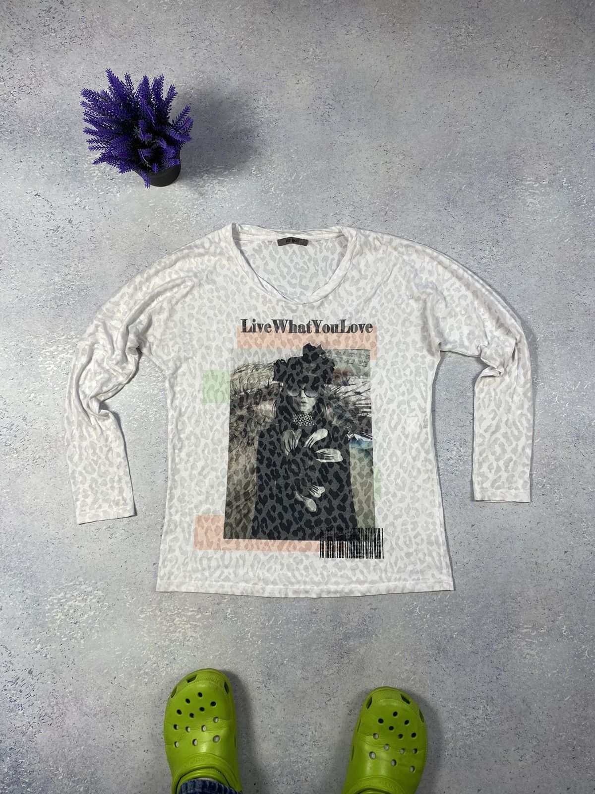 Japanese Brand × Jean Paul Gaultier Jean Paul Berlin Women’s Sweatshirt with Big Logo Size M / US 6-8 / IT 42-44 - 2 Thumbnail