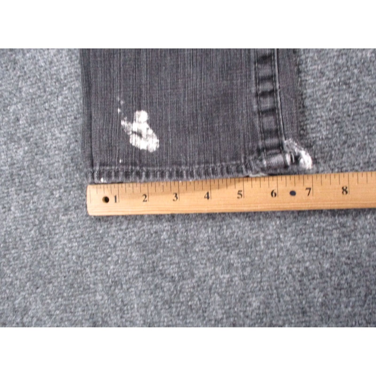 True Religion True Religion Jeans Mens 30 Gray White Paint Splatter Denim Ricky USA Made Jeans Color Gray Regular Fit Mens 30 Size US 29 - 5 Thumbnail