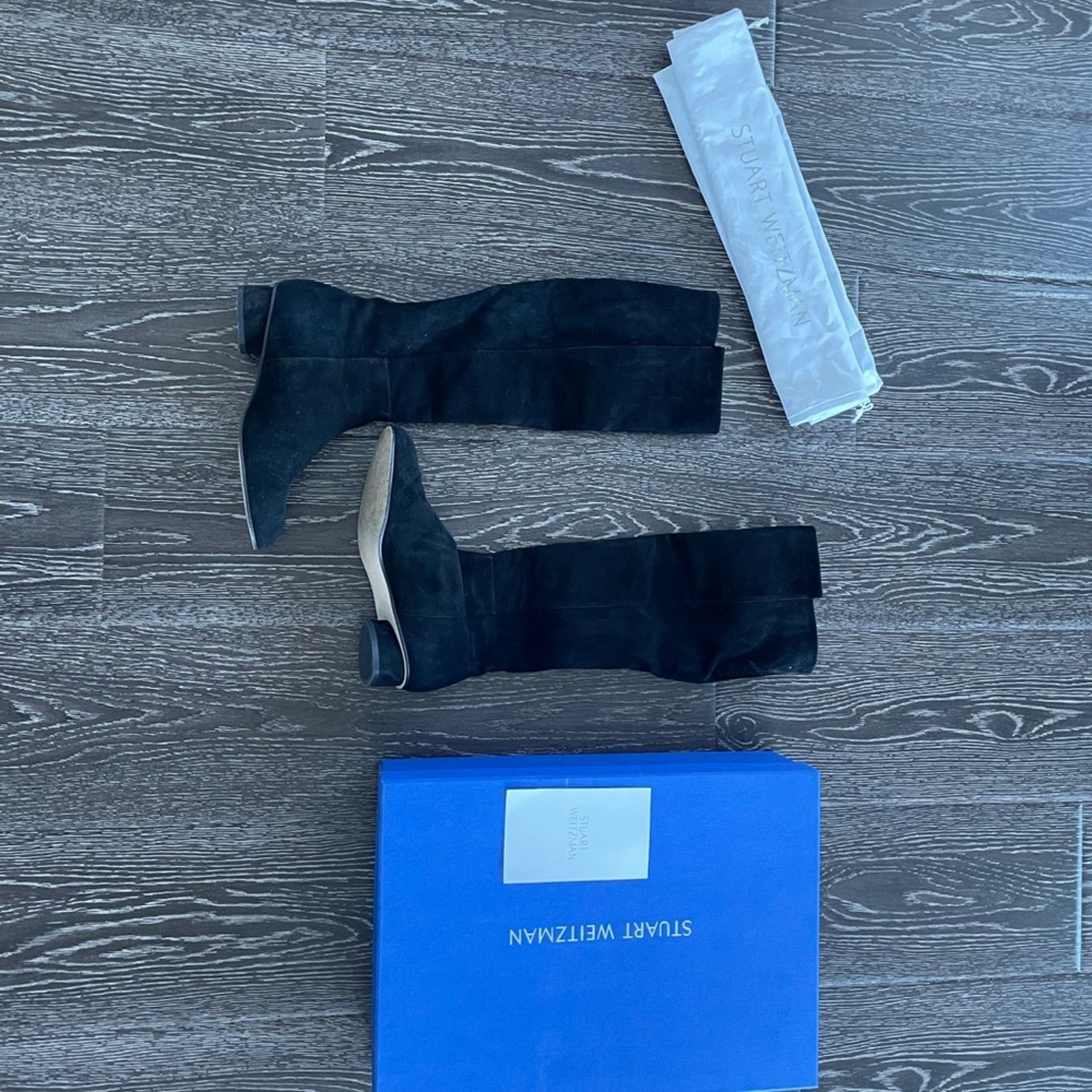 Stuart Weitzman STUART WEITZMAN ELOISE BOOTS BLACK SZ 8.5 Size US 8.5 / IT 38.5 - 2 Thumbnail