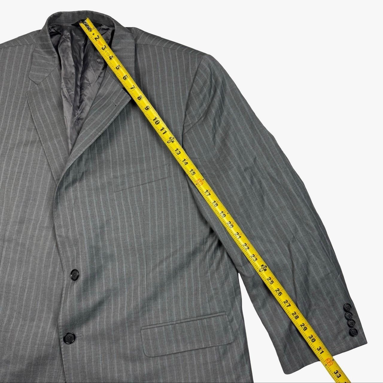 Jos. A. Bank Jos A Bank Men's Cotton Wool Tailored Fit 2-Button Blazer Gr Size 48R - 10 Thumbnail