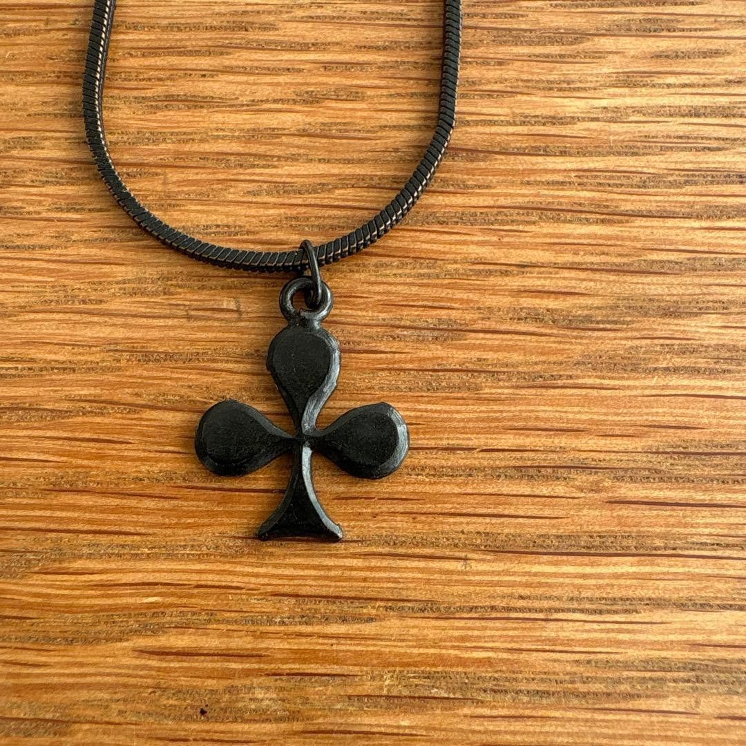 Lemaire LEMAIRE Spade Pendant Necklace Black Size ONE SIZE - 3 Thumbnail