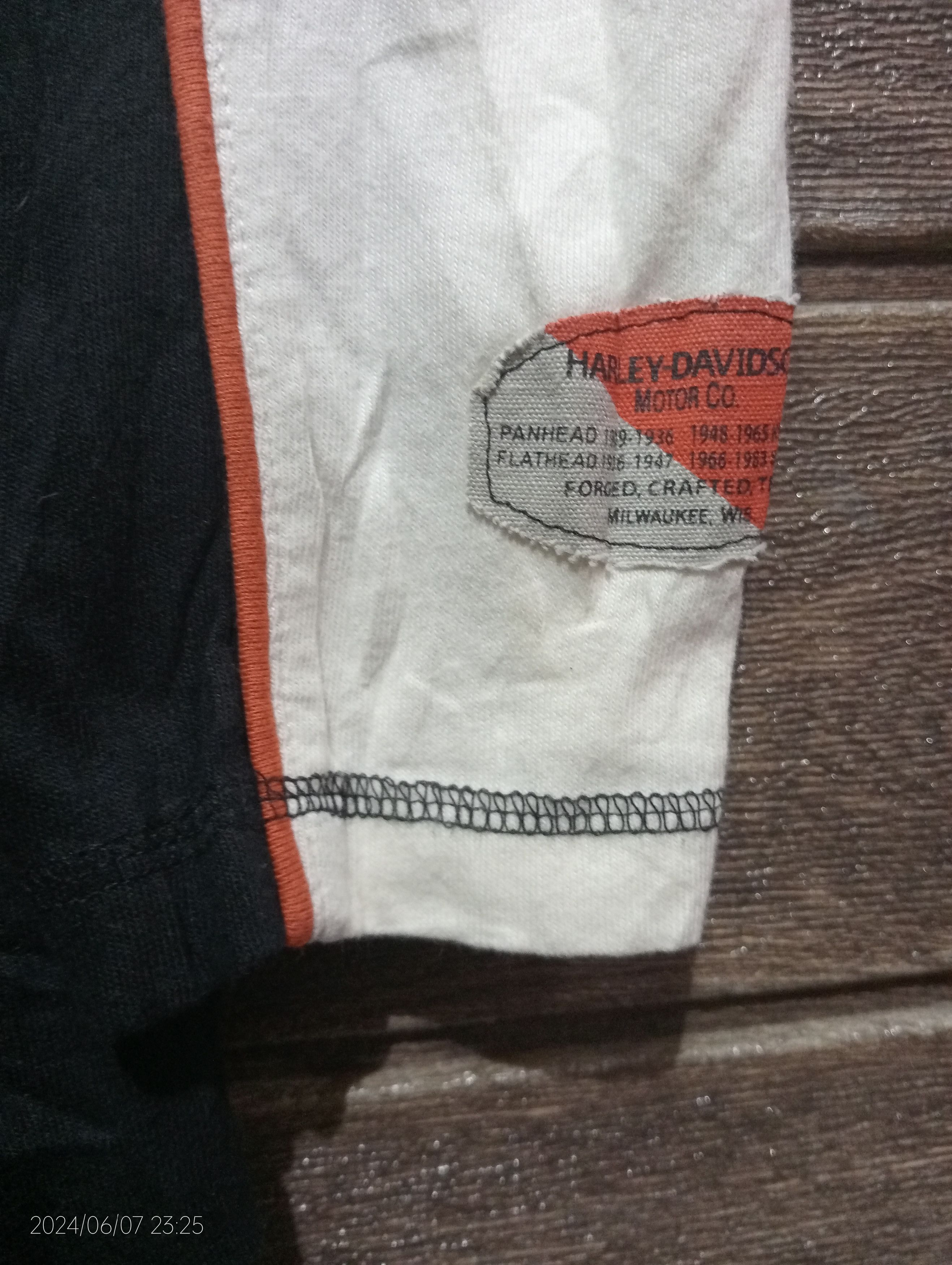 Harley Davidson Harley Davidson Milwaukee Wisconsin 3Q Sleeve Tshirt Size US S / EU 44-46 / 1 - 5 Thumbnail