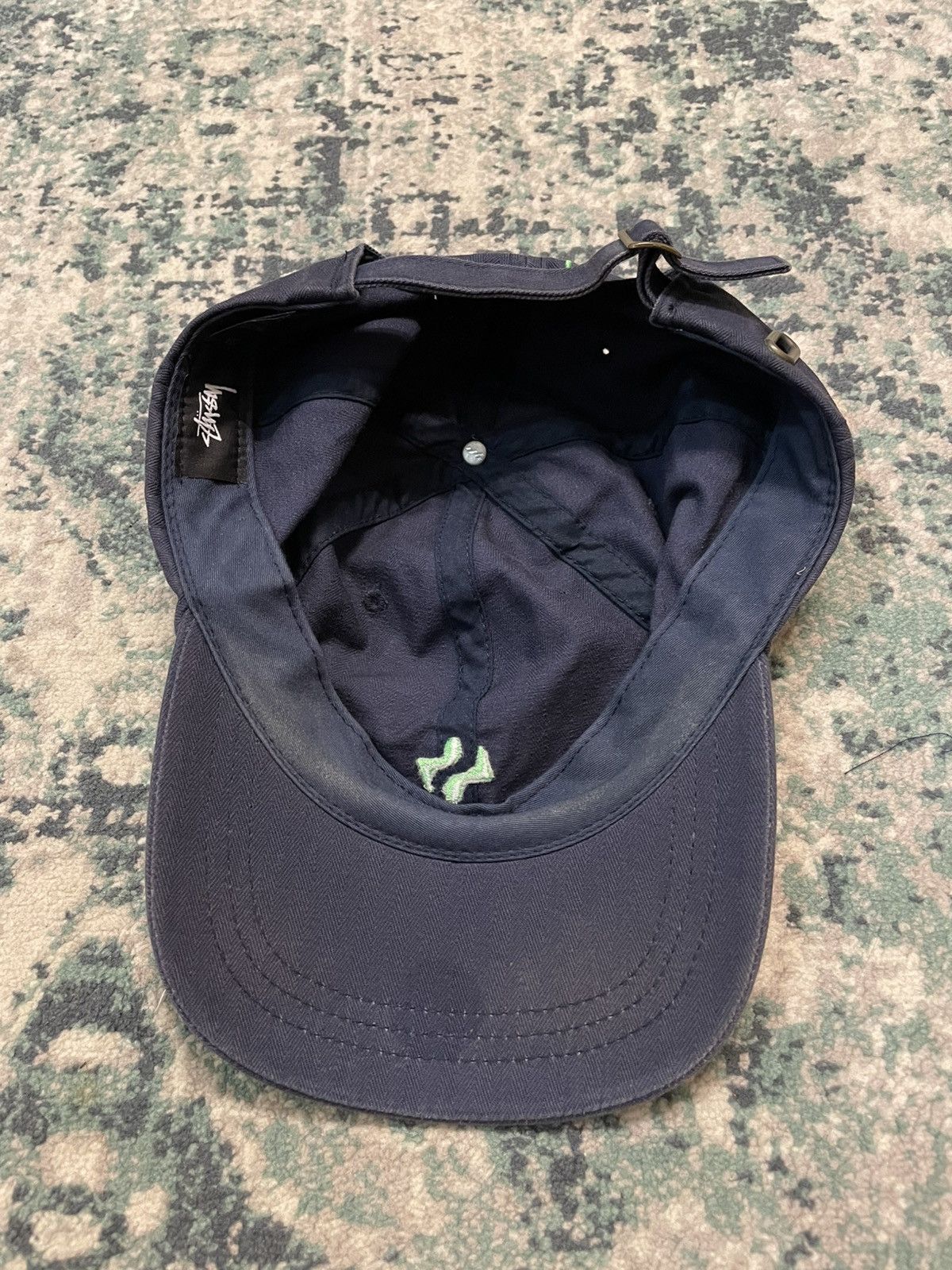 Stussy Stussy Herringbone Twill Strap Back Hat Size ONE SIZE - 7 Thumbnail