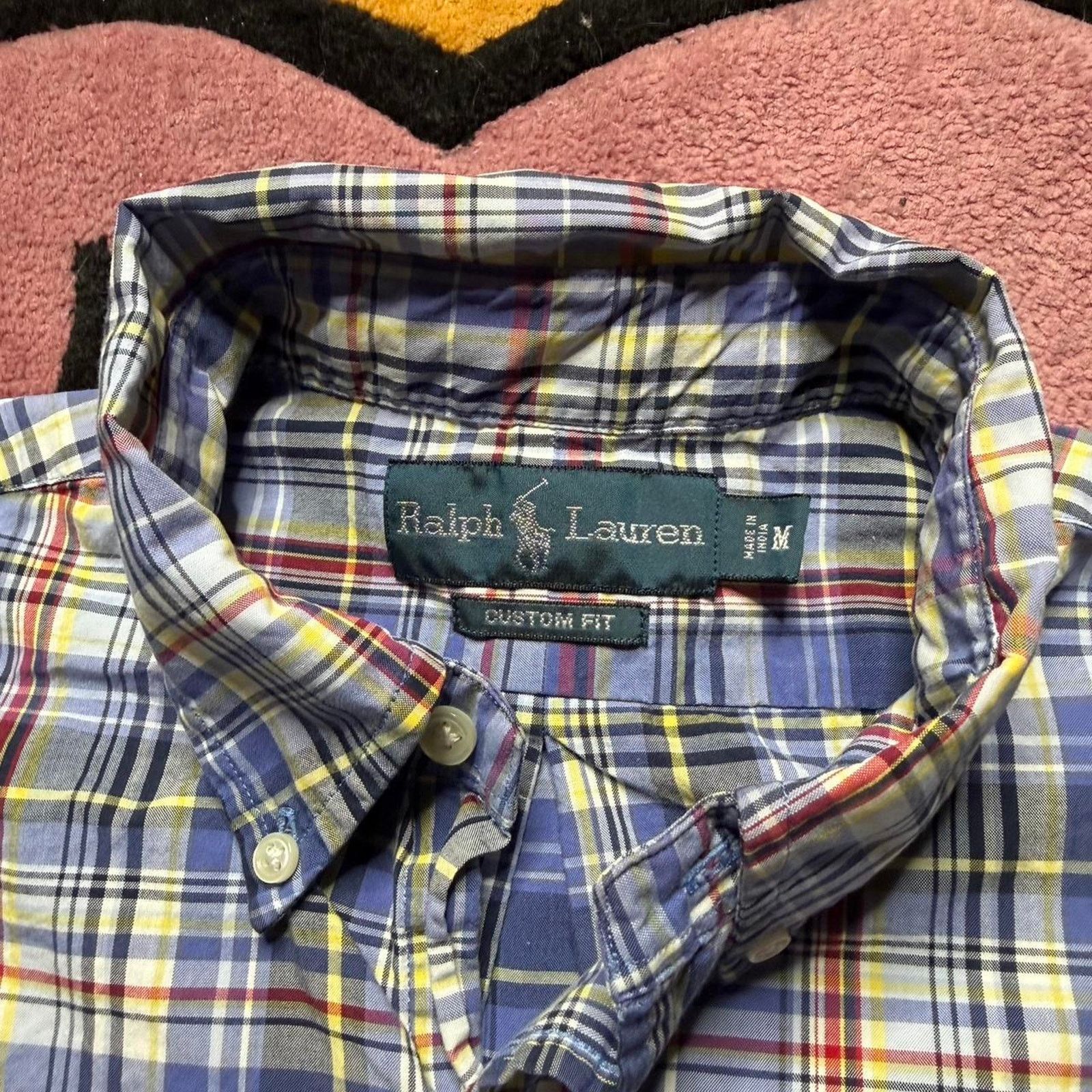 Polo Ralph Lauren × Ralph Lauren Polo Ralph Lauren Plaid Embroidered Logo Button Up Shirt Size US M / EU 48-50 / 2 - 4 Thumbnail