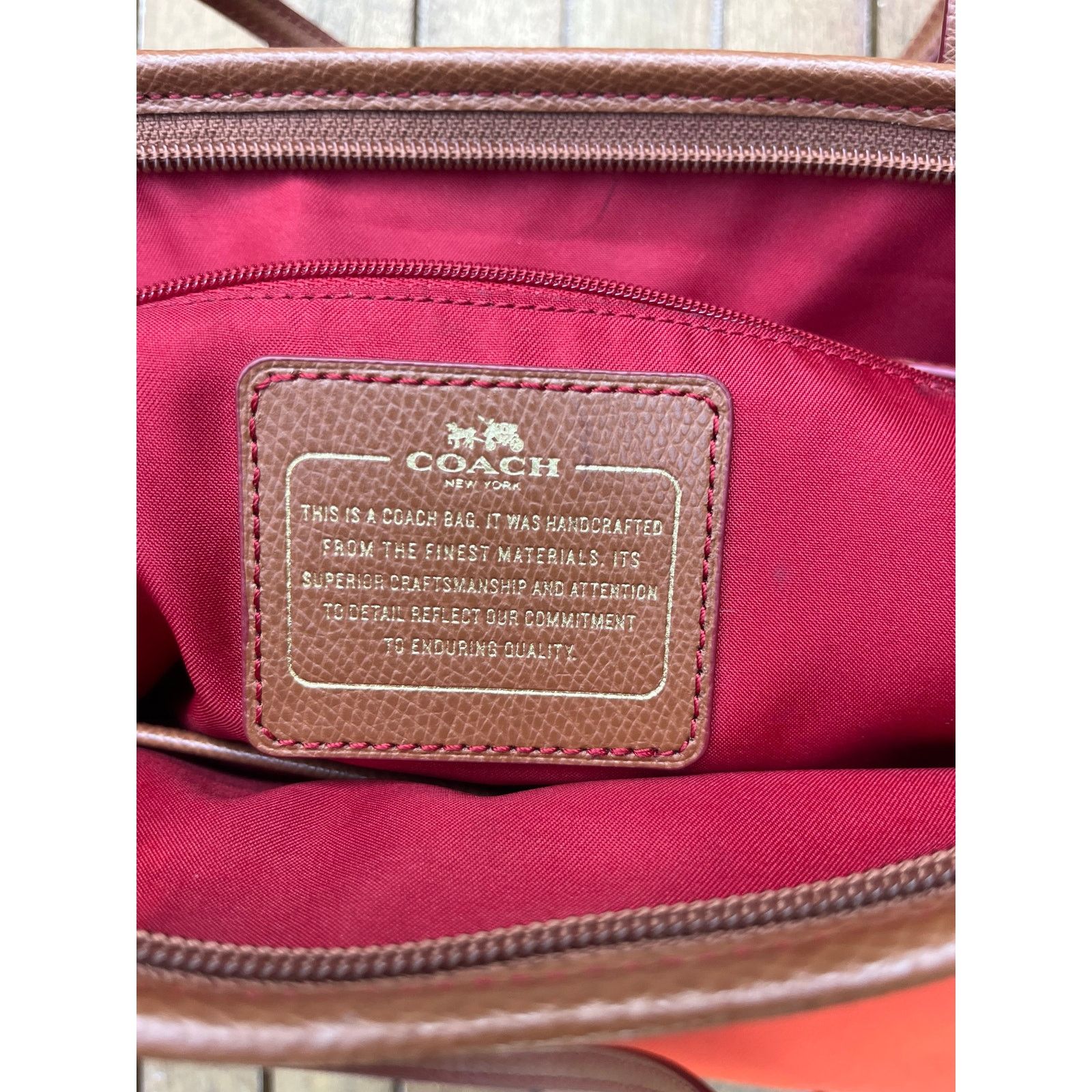 Coach COACH Sawyer Tote Bag, Orange, Fall Shoulder Bag Size ONE SIZE - 5 Thumbnail