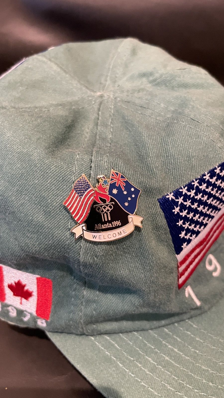 USA Olympics Vintage 1996 USA Olympics Limited Reversible Atlanta Hat Size ONE SIZE - 2 Thumbnail