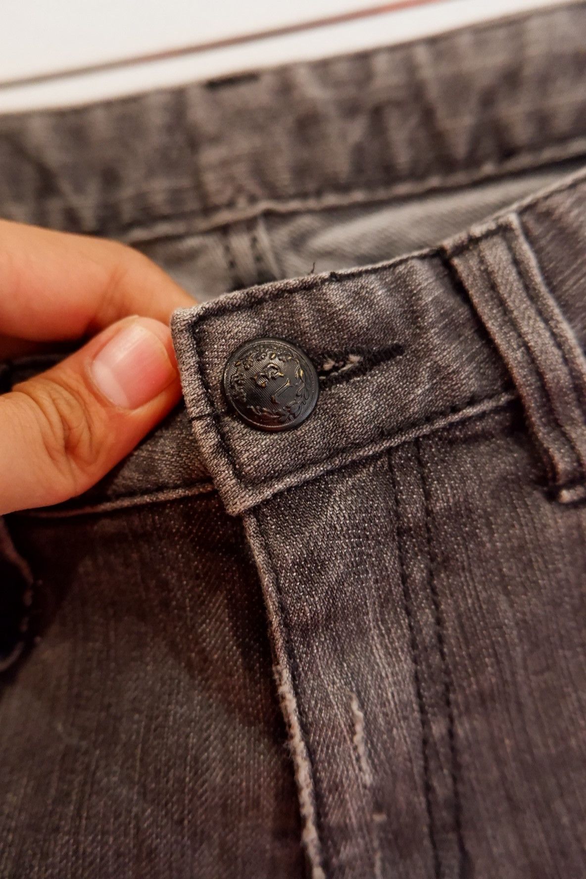 R13 R13 Hybrid Leather Jeans Size 28" / US 6 / IT 42 - 4 Thumbnail