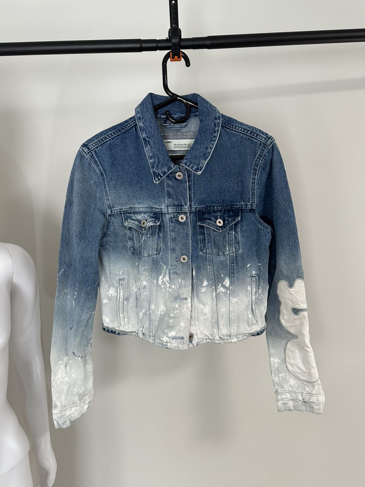 Off-White OFF WHITE DENIM JACKET Rare Size M / US 6-8 / IT 42-44 - 2 Thumbnail